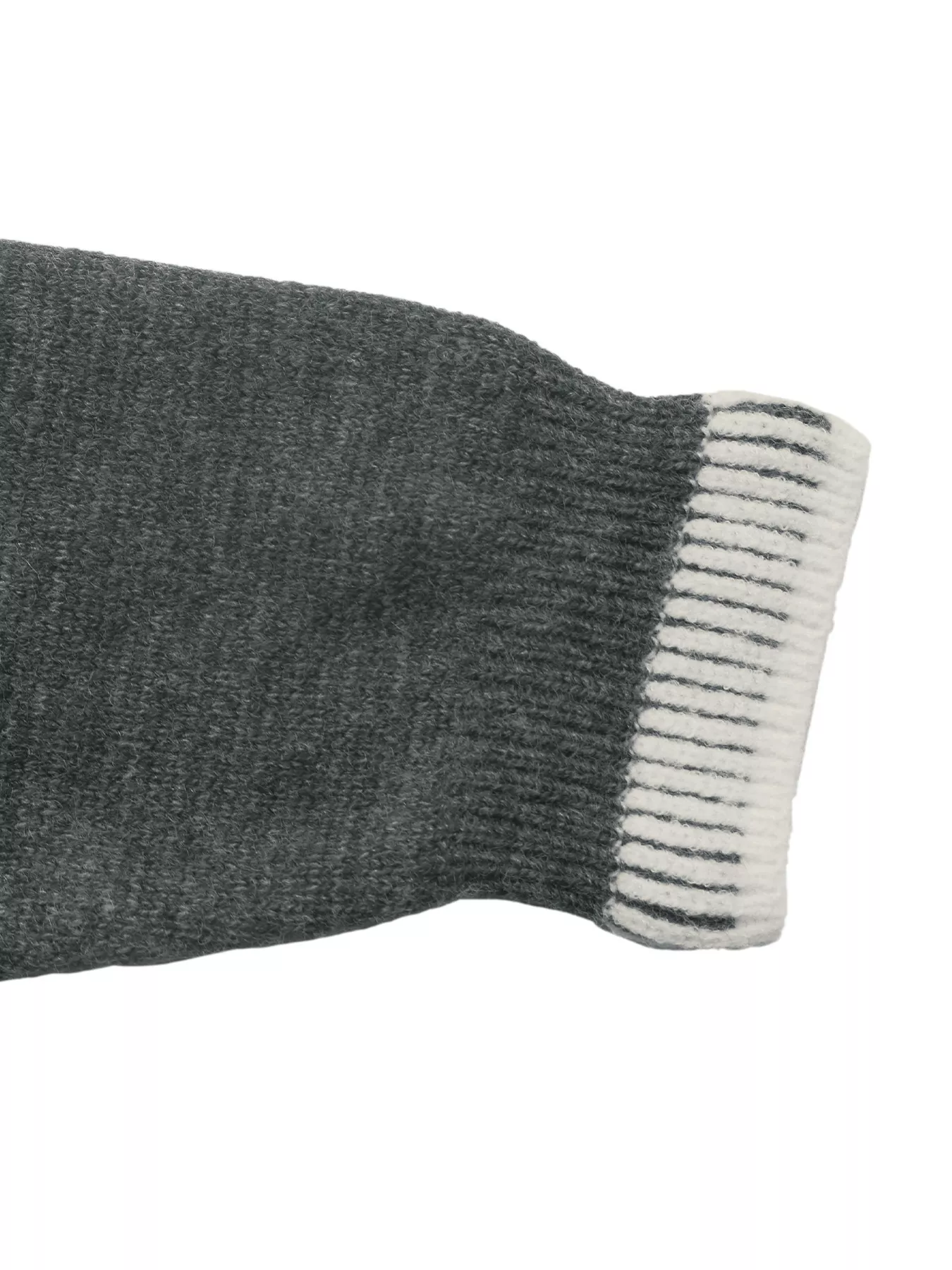 Contrast Trim Quarter Zip Hooded Sweater - Image 8