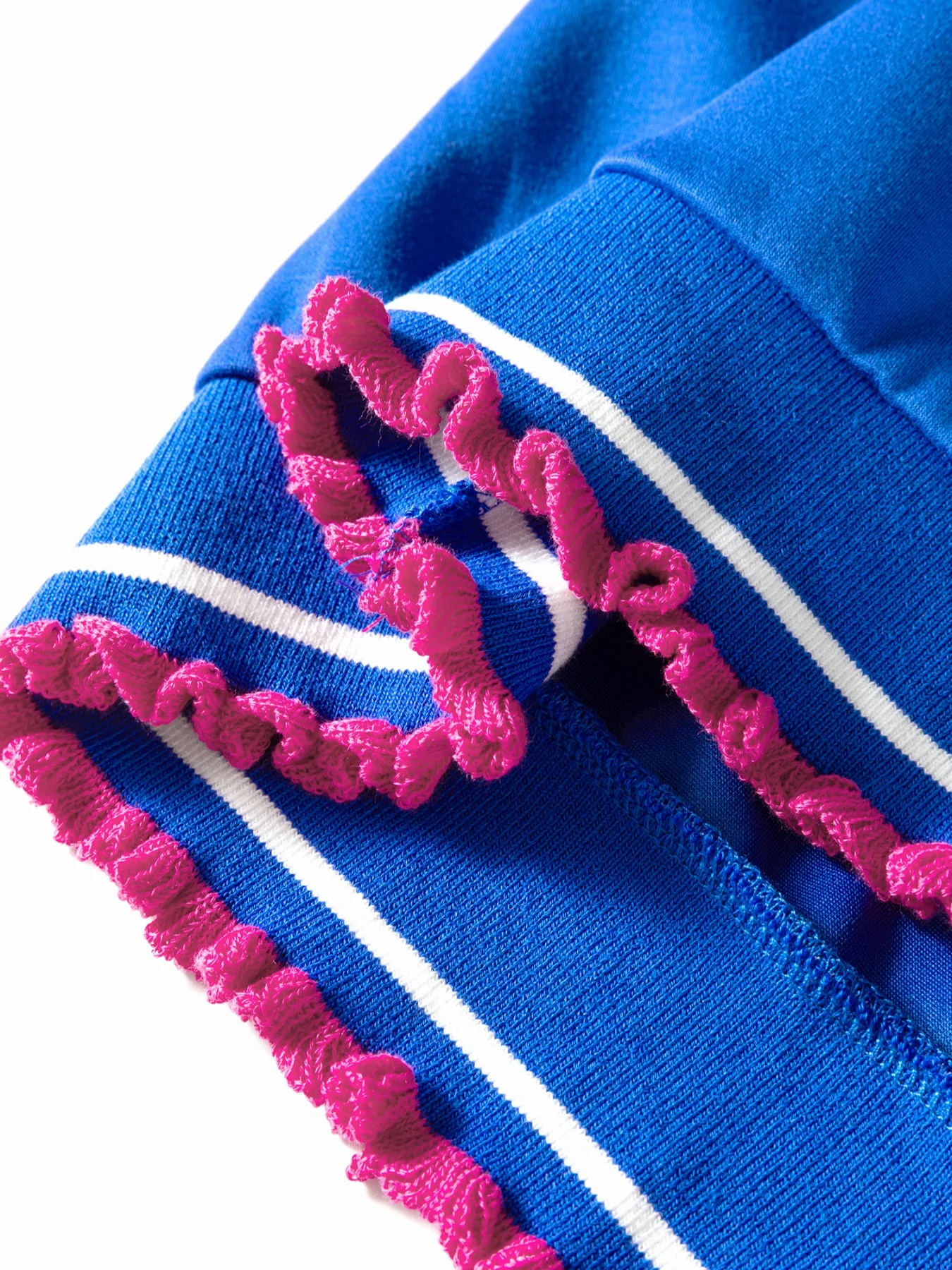 Contrast Trim Short Sleeve Top - Image 13