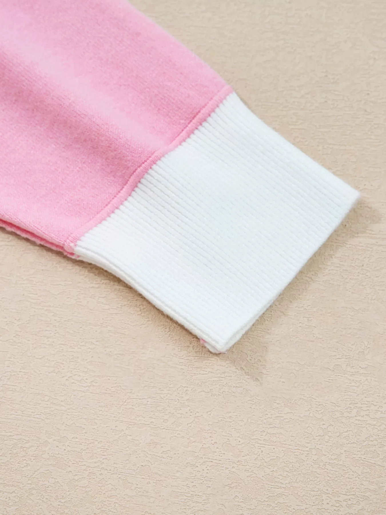 Contrasting Polo Collar Color Block Knit Drop Shoulder Sweater - Image 7