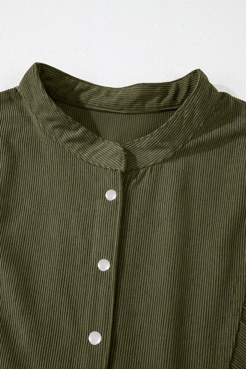 Corduroy Button-Down Babydoll Dress - Image 15
