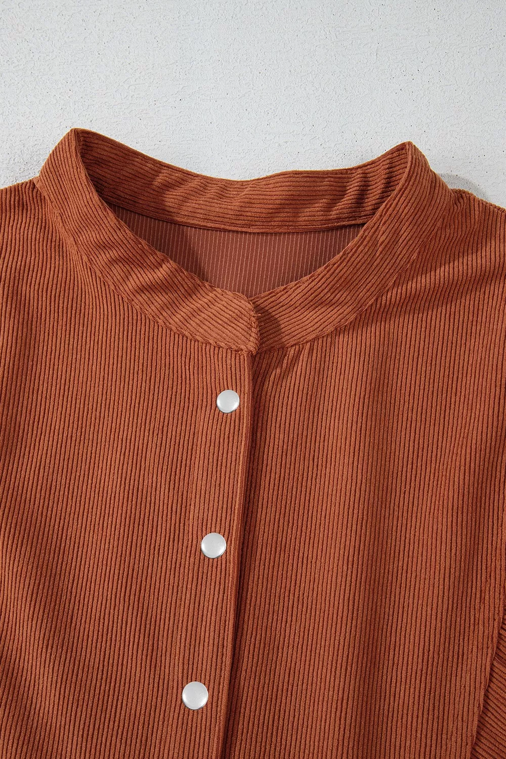 Corduroy Button-Down Babydoll Dress - Image 6