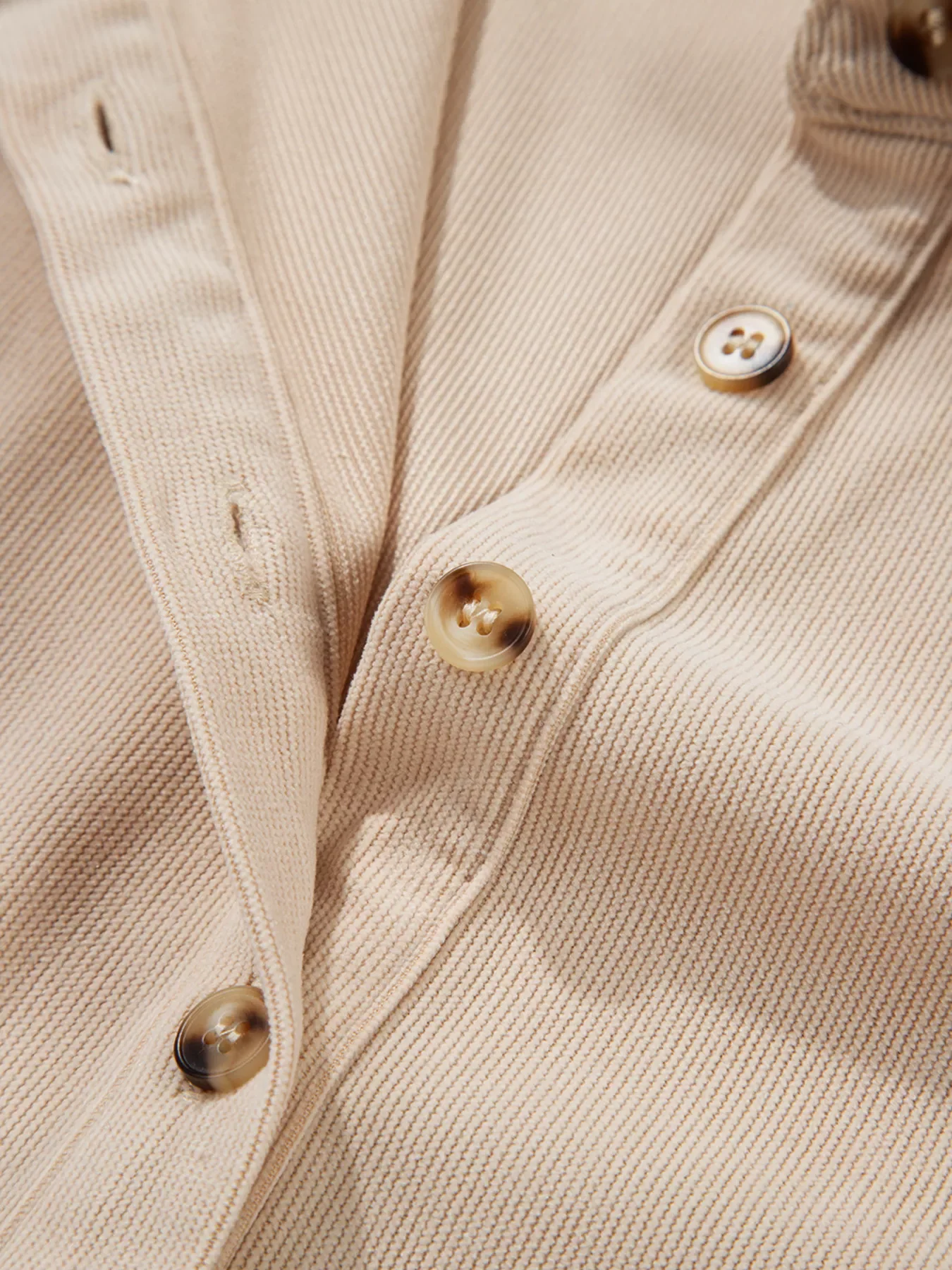 Corduroy Half Button Collared Long Sleeve Mini Dress - Image 8