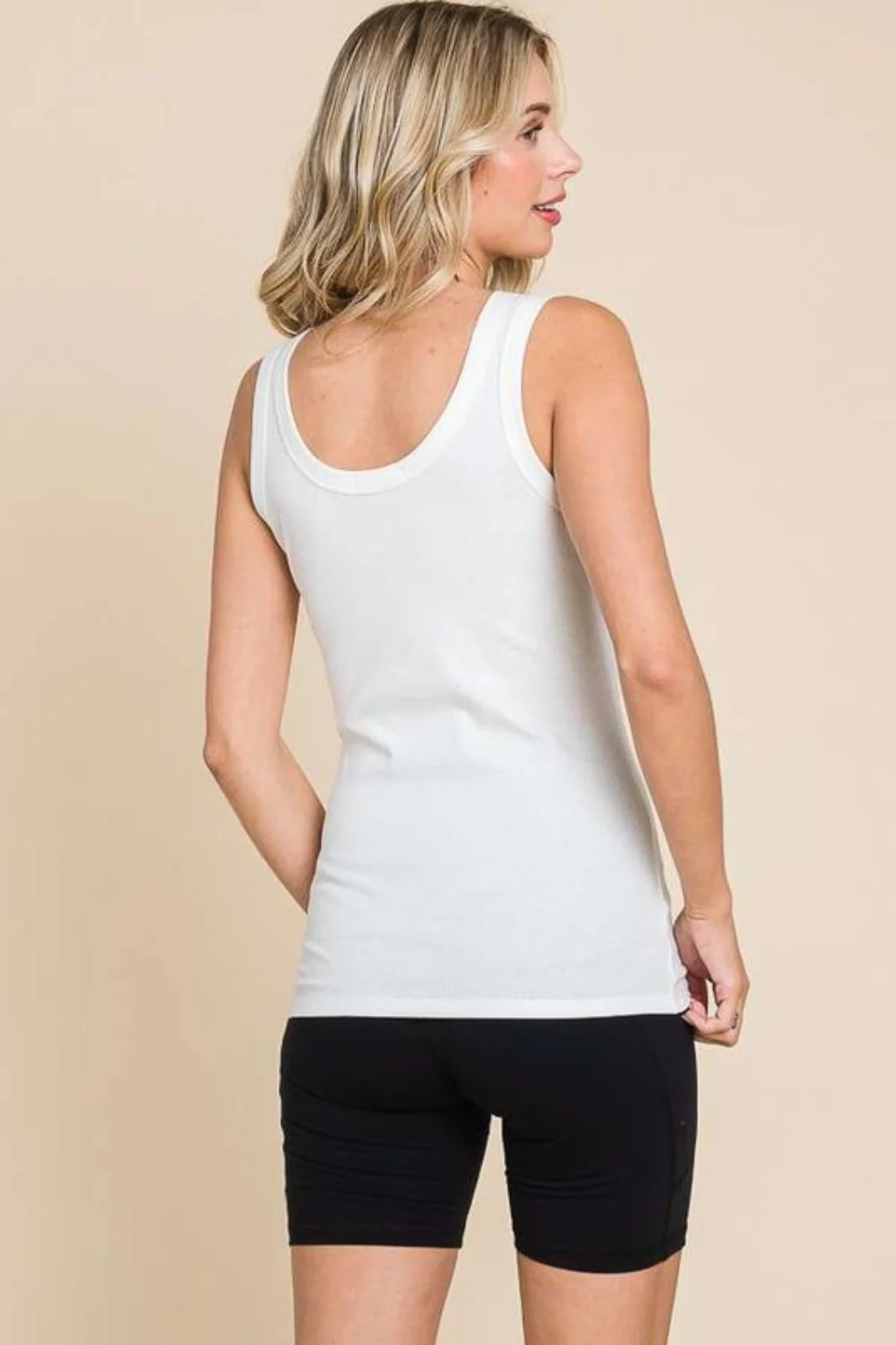 Culture Code Full Size Ribbed Scoop Neck Tank - Image 2