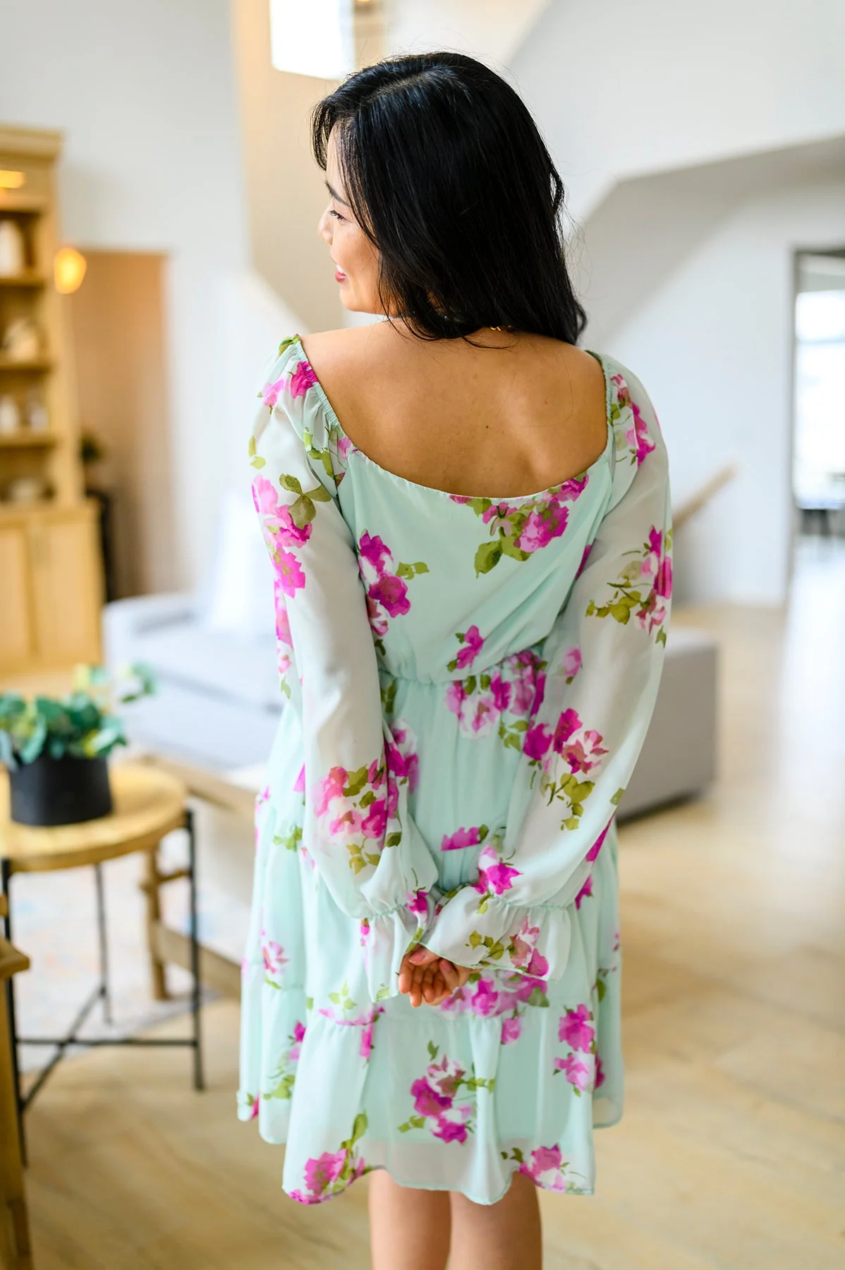 Delightfully Yours Floral Dress - Image 11