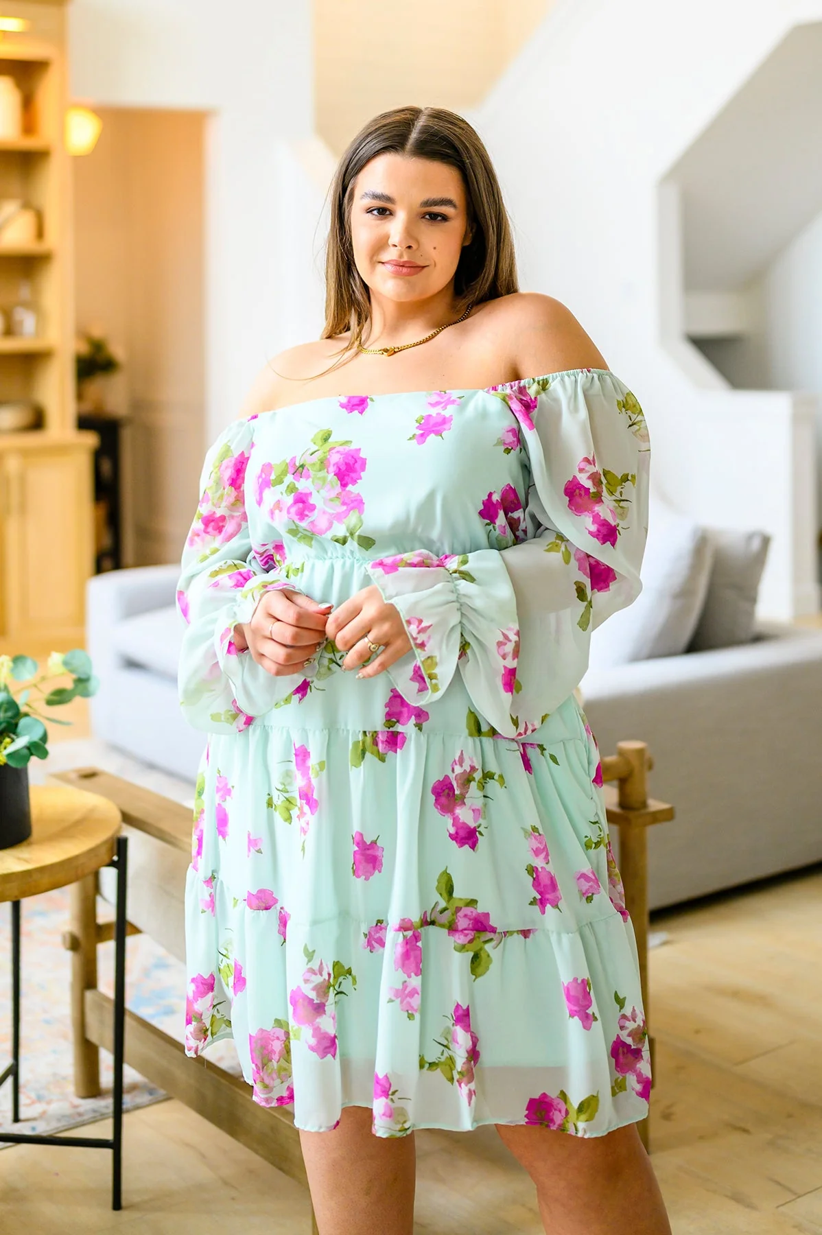 Delightfully Yours Floral Dress - Image 18