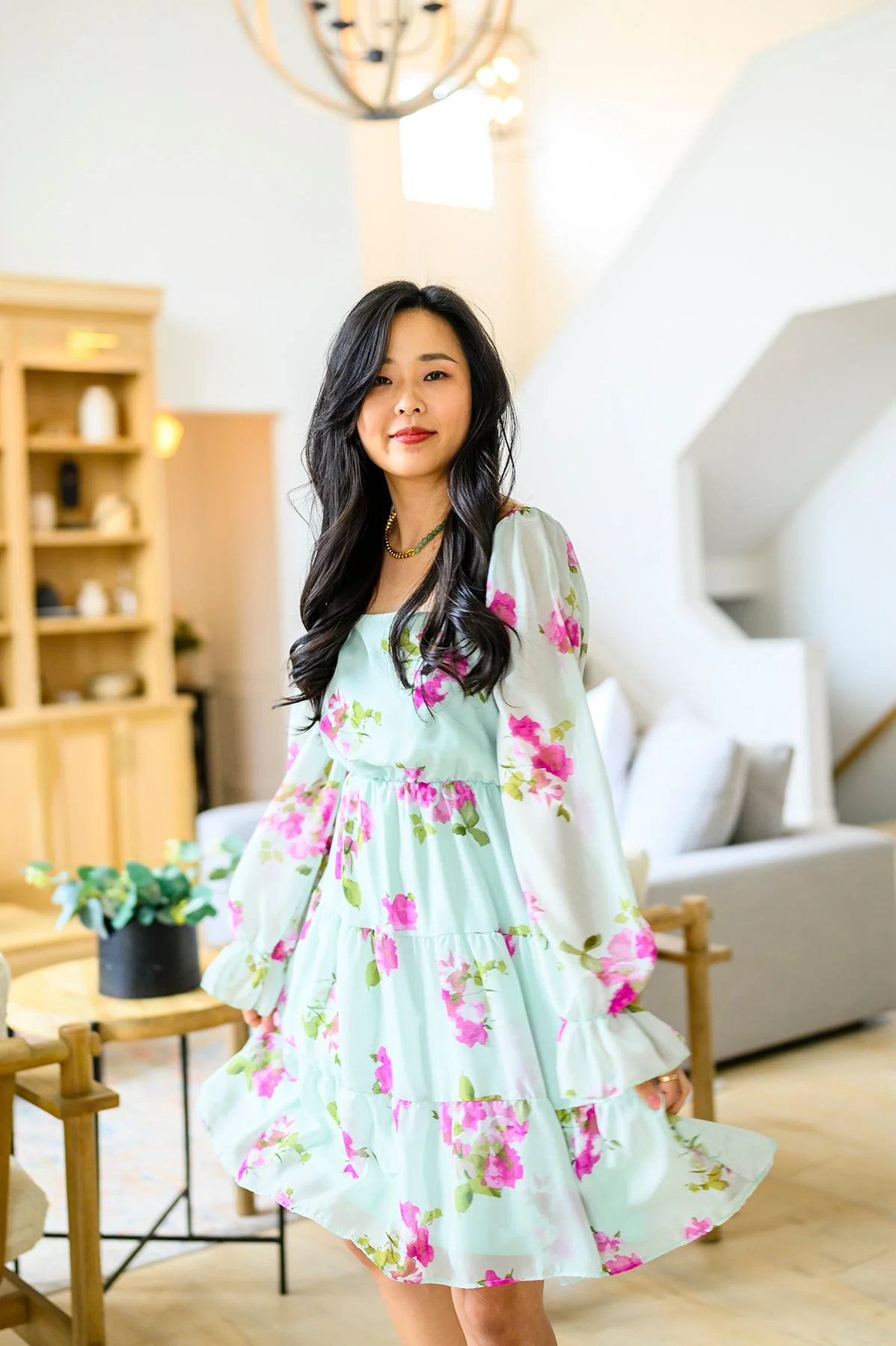 Delightfully Yours Floral Dress - Image 8