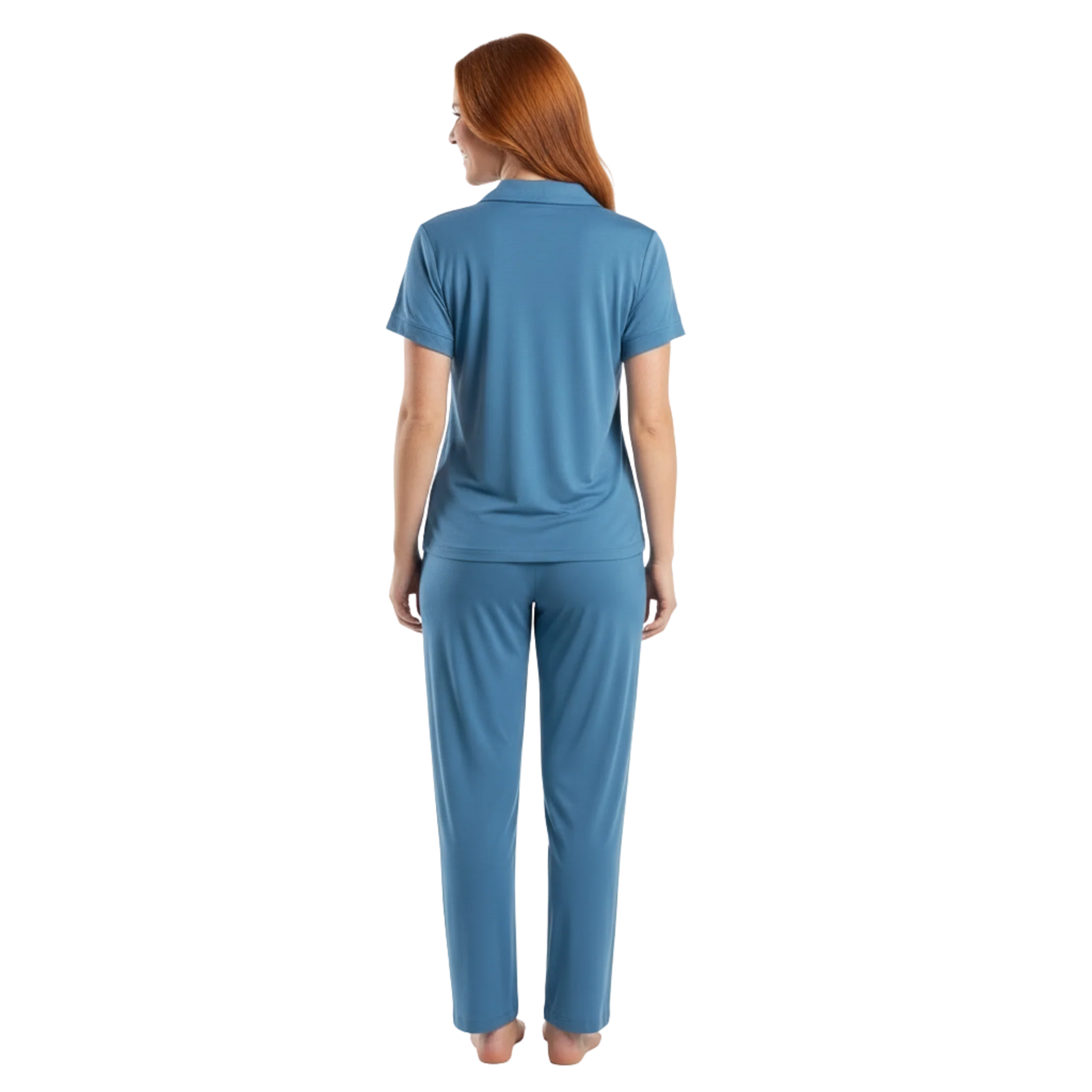Denim Dreams Bamboo Pajama Set - Image 3