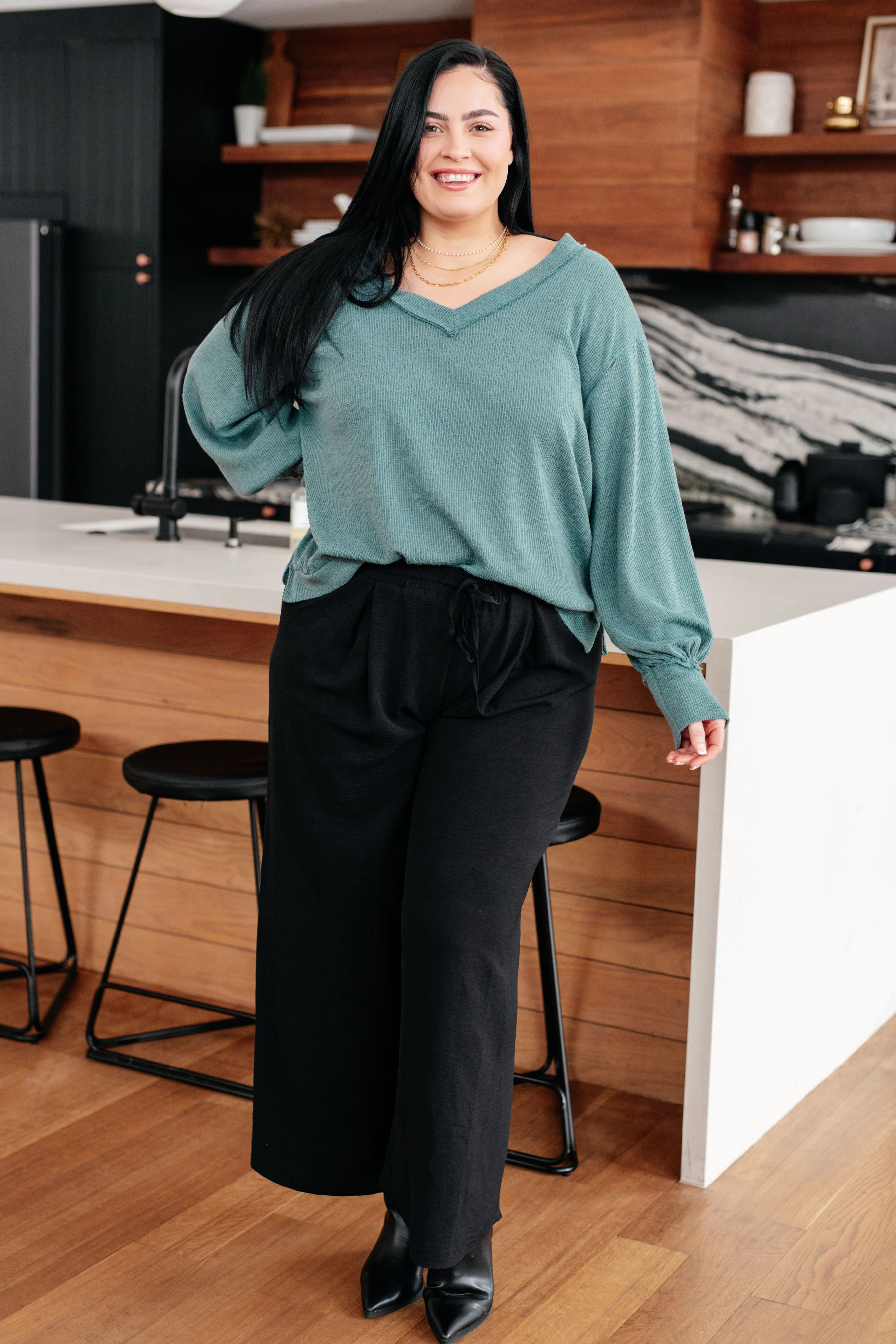 Doesn't Compare V-Neck Top - Image 3