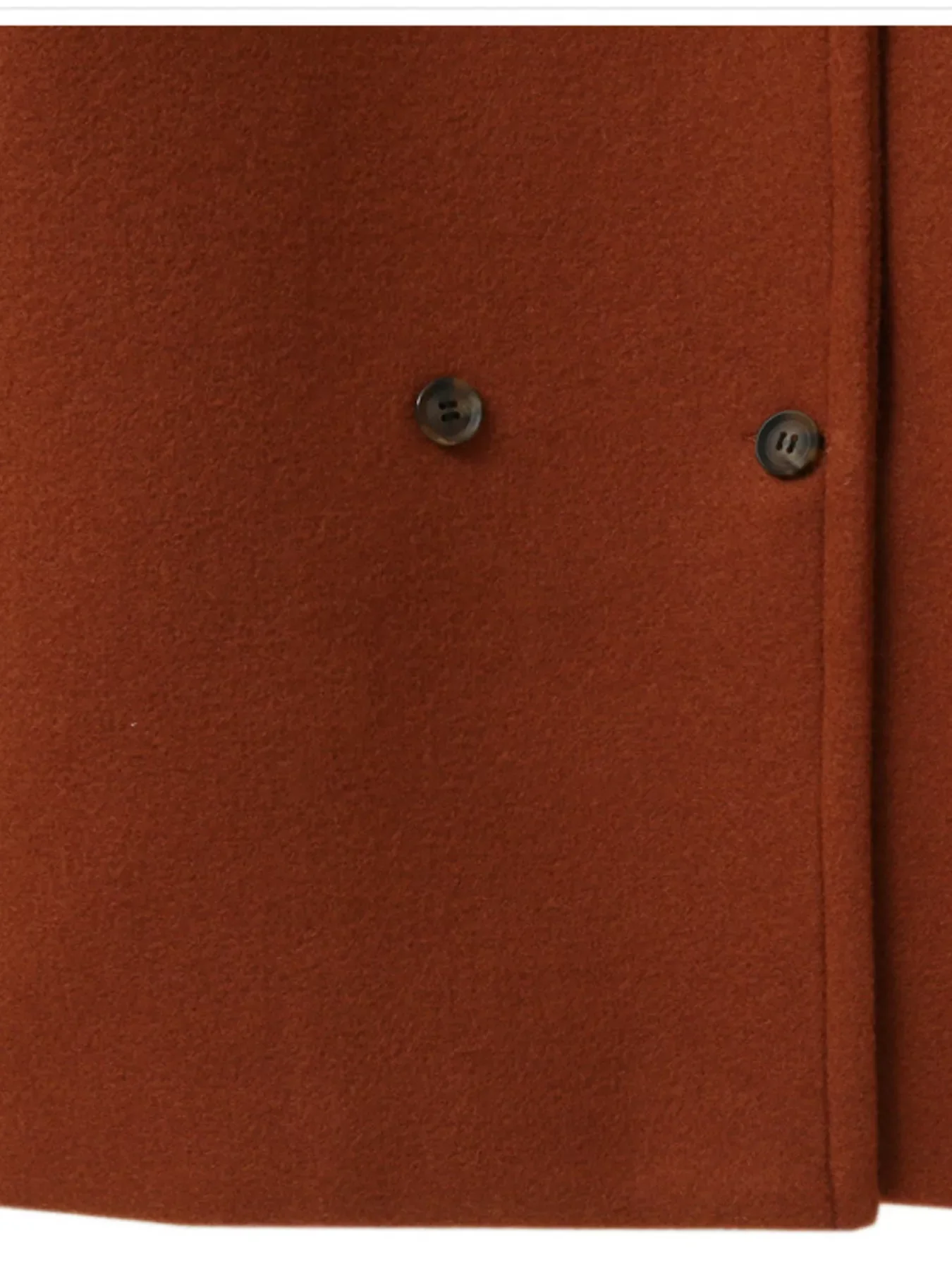 Double-Breasted Long Sleeve Coat - Image 8