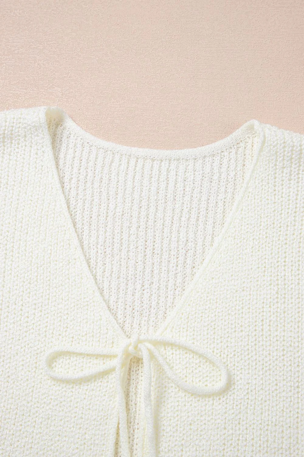 Double Tie V Neck Sweater Vest - Image 20