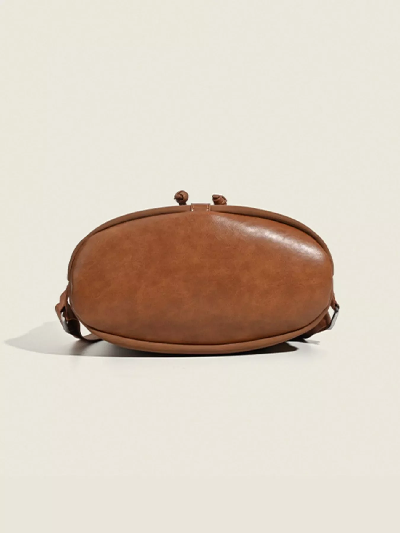 Drawstring Closure Flap Backpack Bag - Image 6
