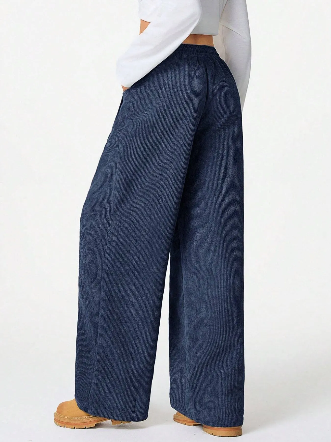Drawstring Wide Leg Pants - Image 15
