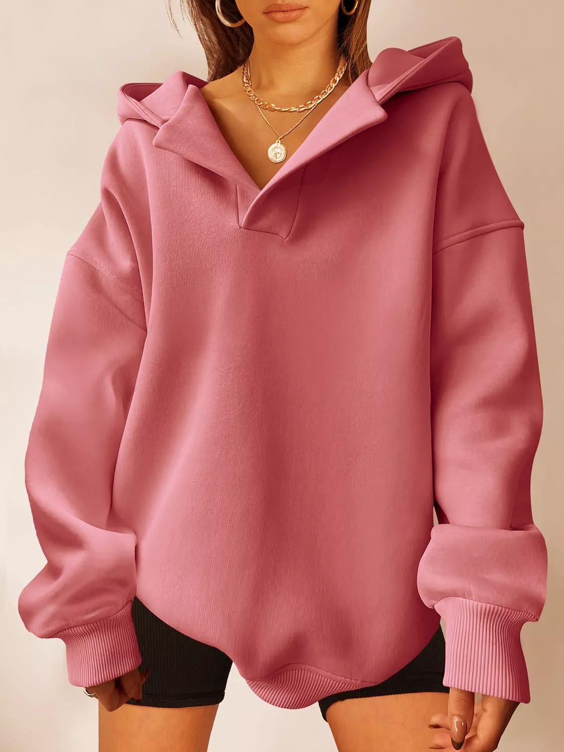 Dropped Shoulder Long Sleeve Sweatshirt - Image 17
