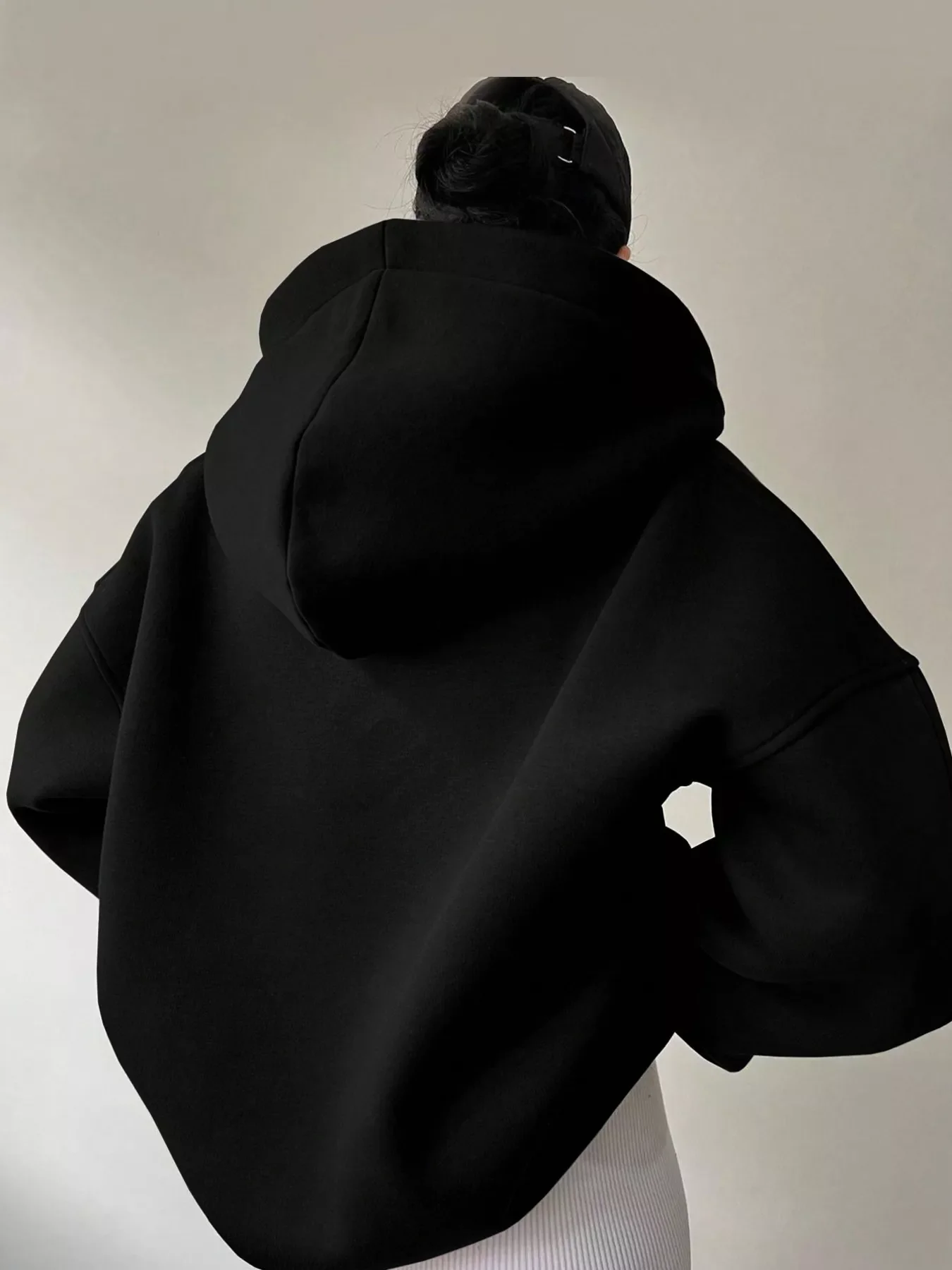 Dropped Shoulder Long Sleeve Sweatshirt - Image 6