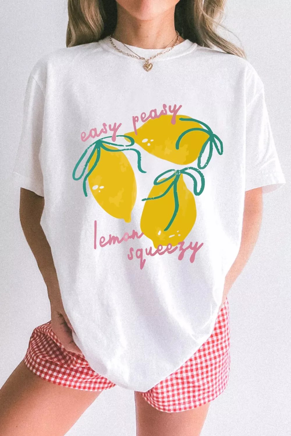 Easy Peasy Lemon Squeezy Graphic Tee - Image 3