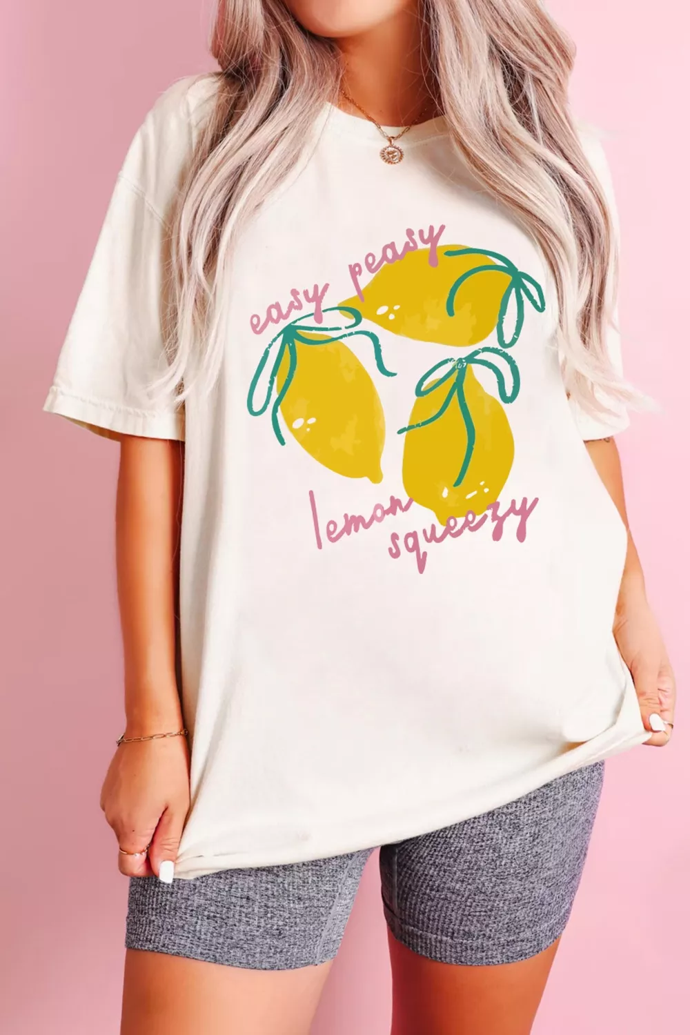 Easy Peasy Lemon Squeezy Graphic Tee - Image 6