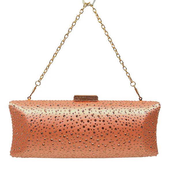 Elegant Studded Crystal Clutch Womens Evening Bag - Image 3
