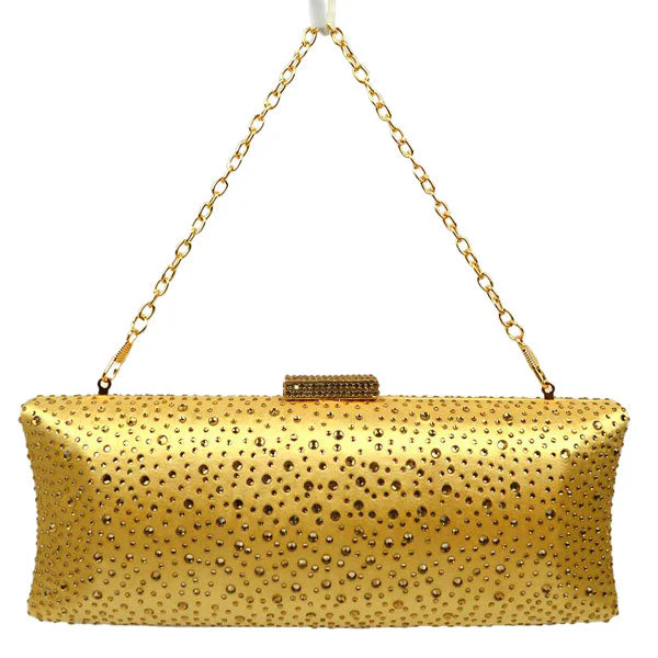 Elegant Studded Crystal Clutch Womens Evening Bag - Image 5