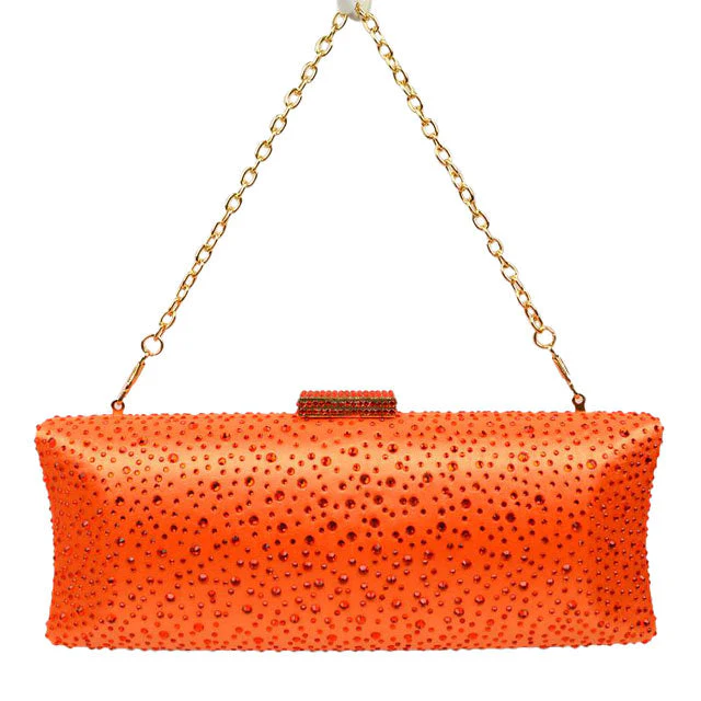 Elegant Studded Crystal Clutch Womens Evening Bag - Image 7