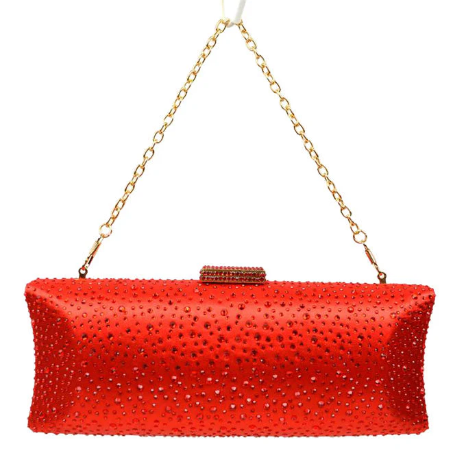 Elegant Studded Crystal Clutch Womens Evening Bag - Image 9