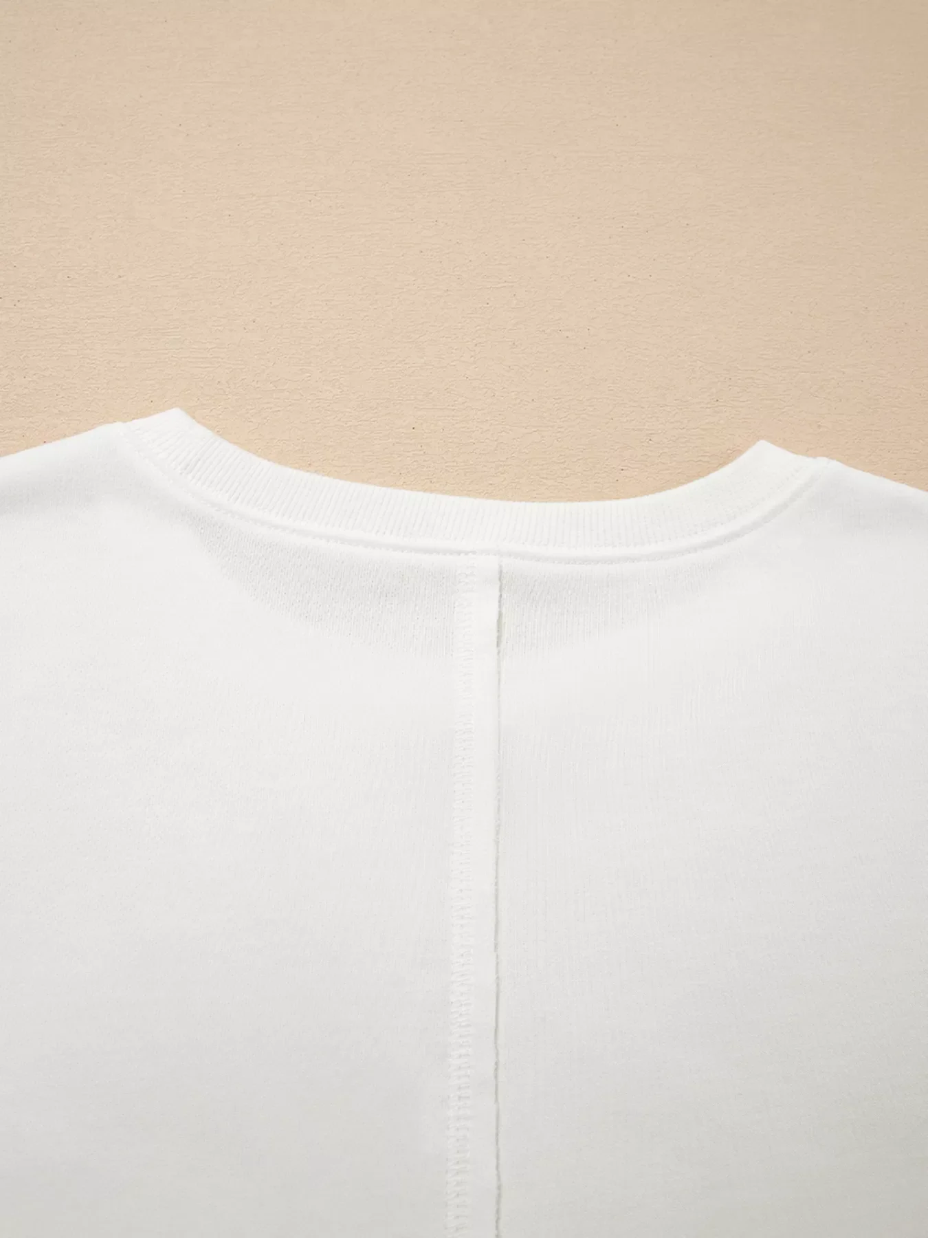 Exposed Seam Detail Color Block Patch Pocket Drop Shoulder Sweatshirt - Image 8
