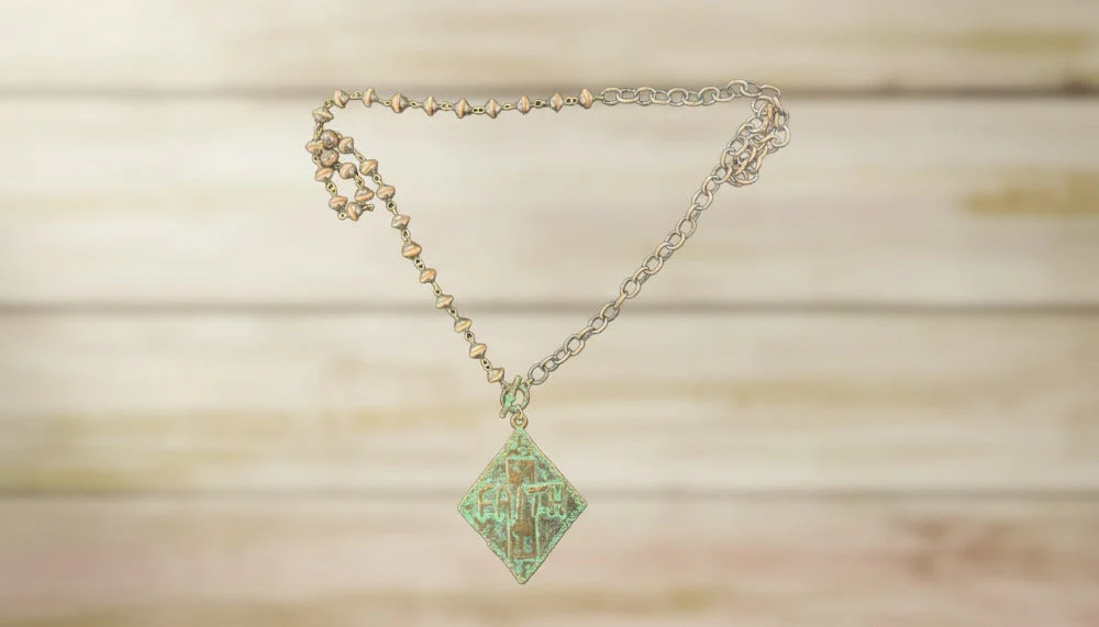 Faith Compass Necklace