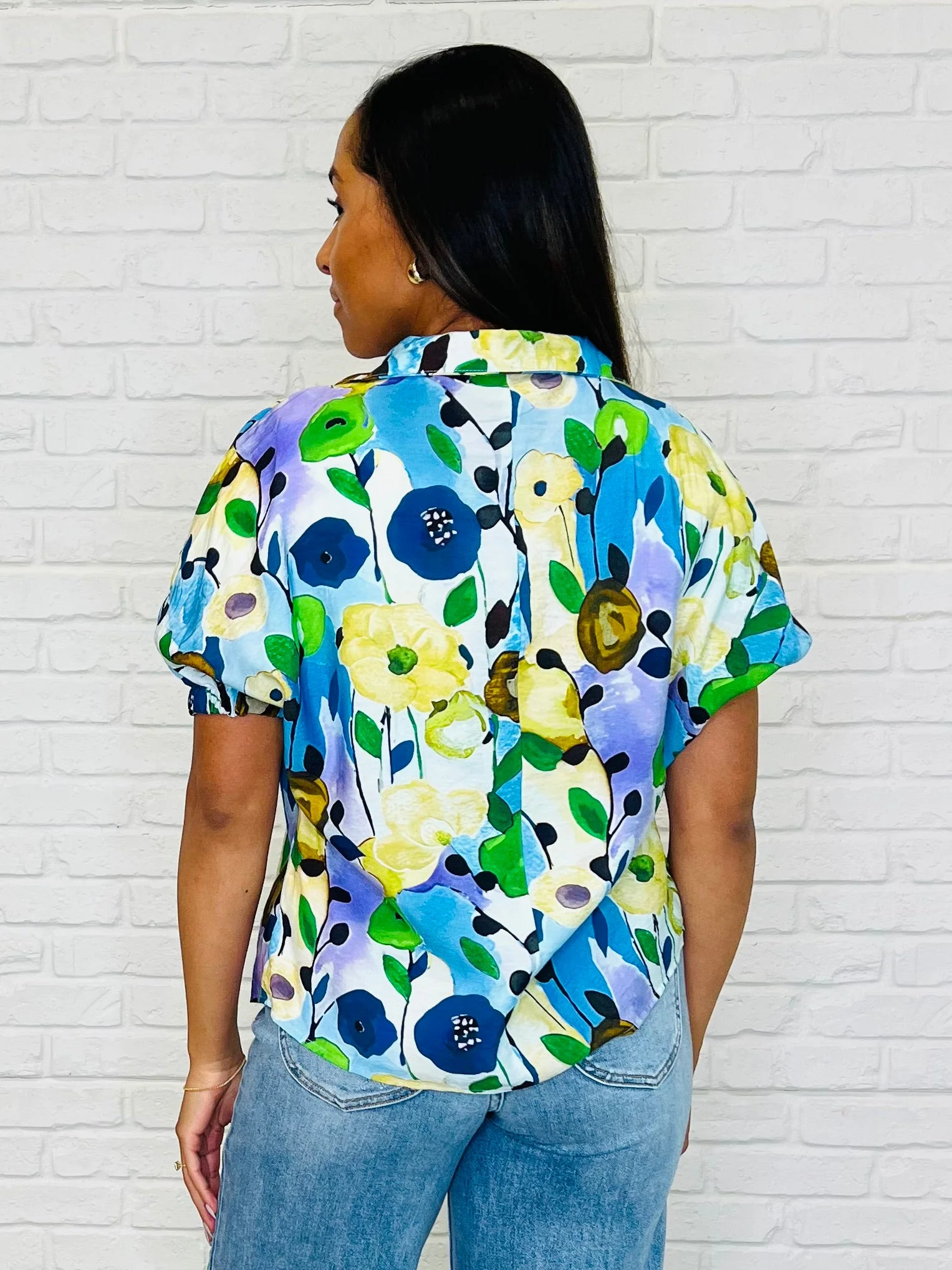 Fielding Questions Floral Top - Image 4