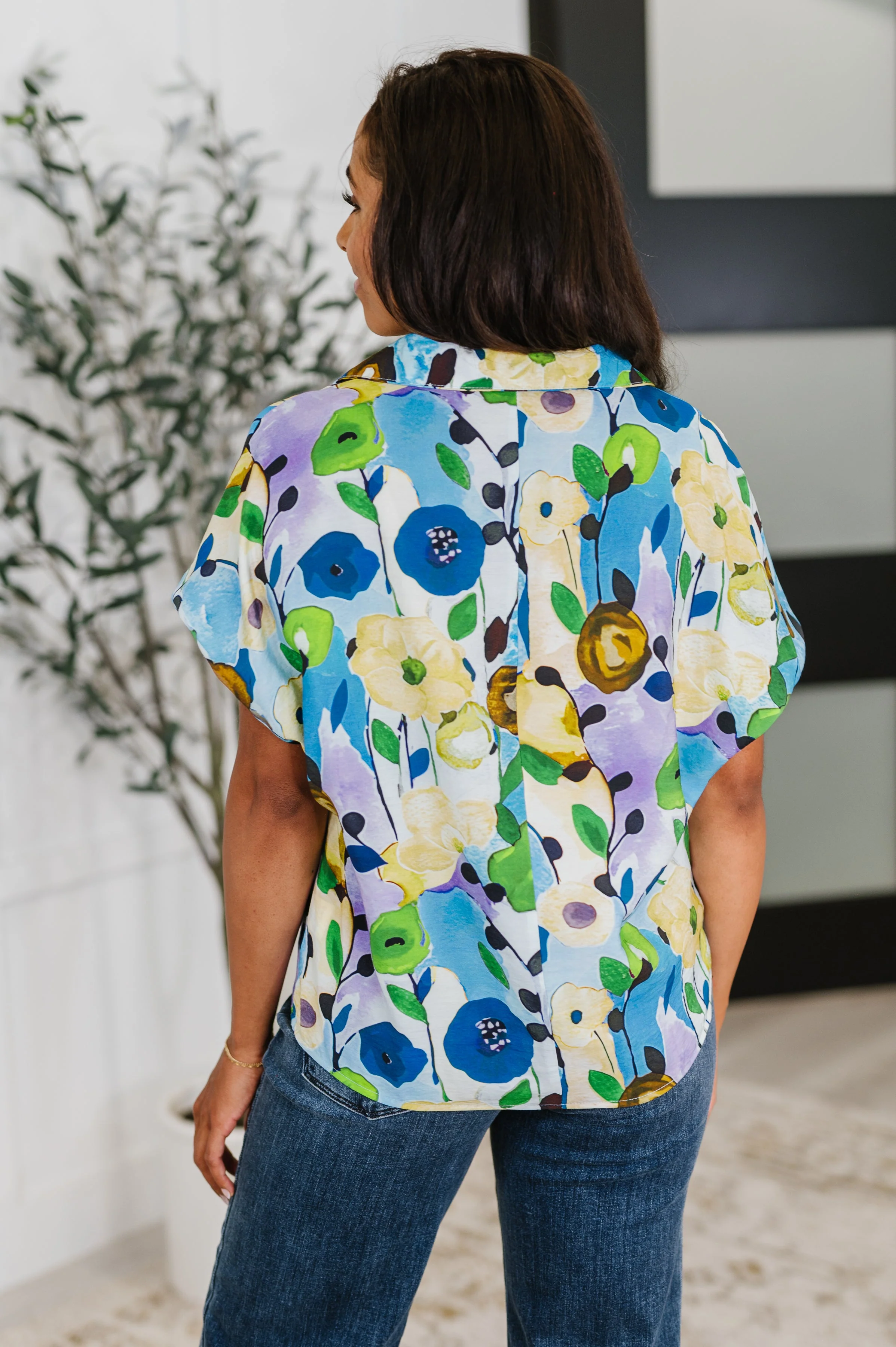 Fielding Questions Floral Top - Image 9