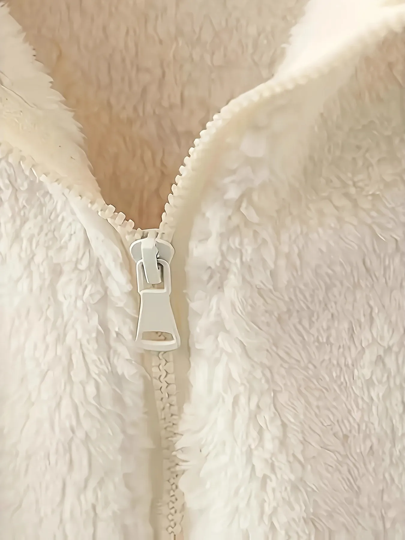 Fleece Long Sleeve Zip-Up Jacket - Image 3