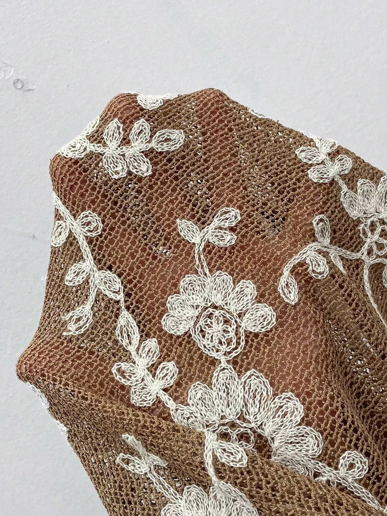 Floral Embroidered Long Sleeve Shirt - Image 5