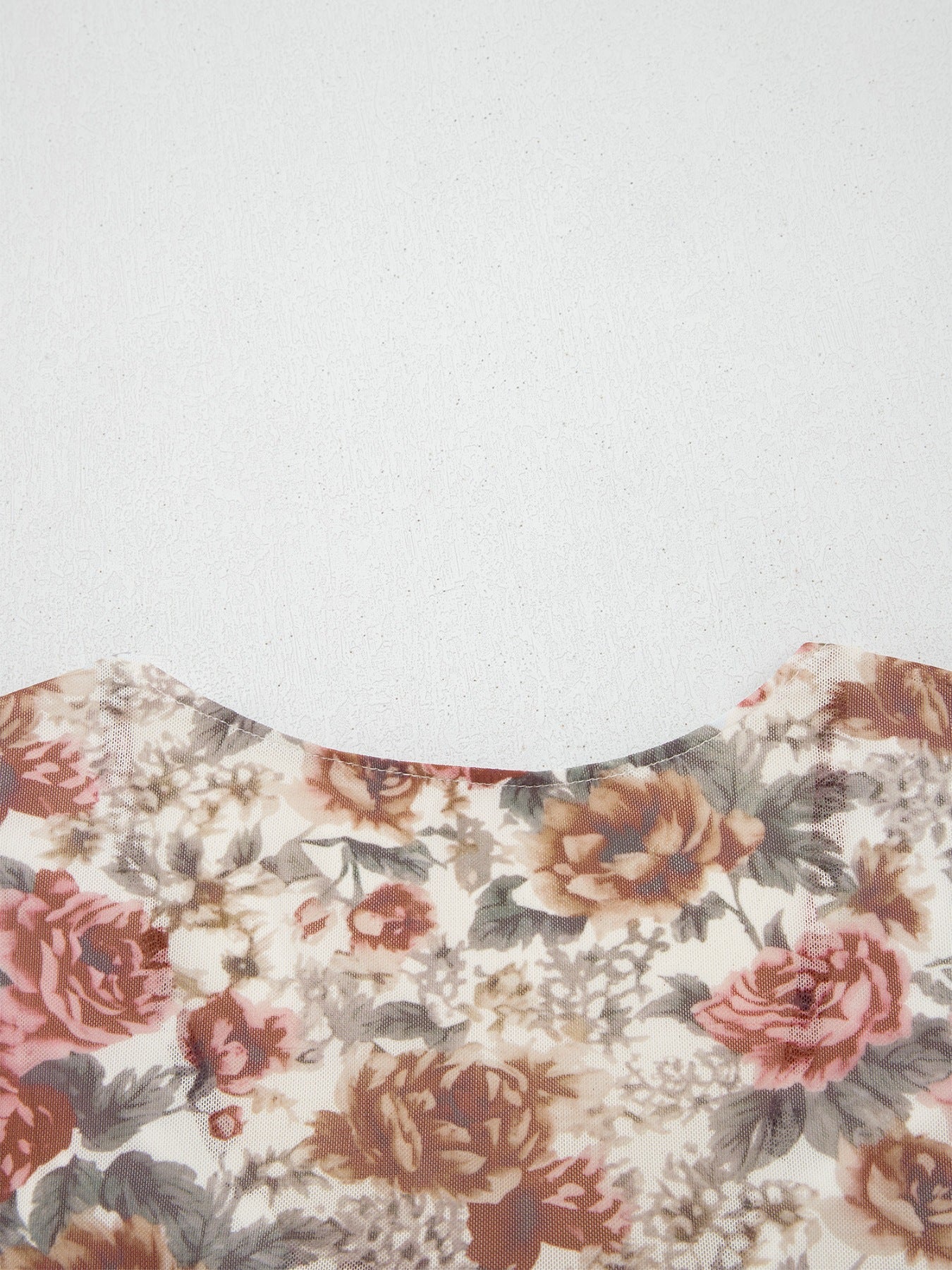 Floral Print Flounce Sleeve Blouse - Image 11