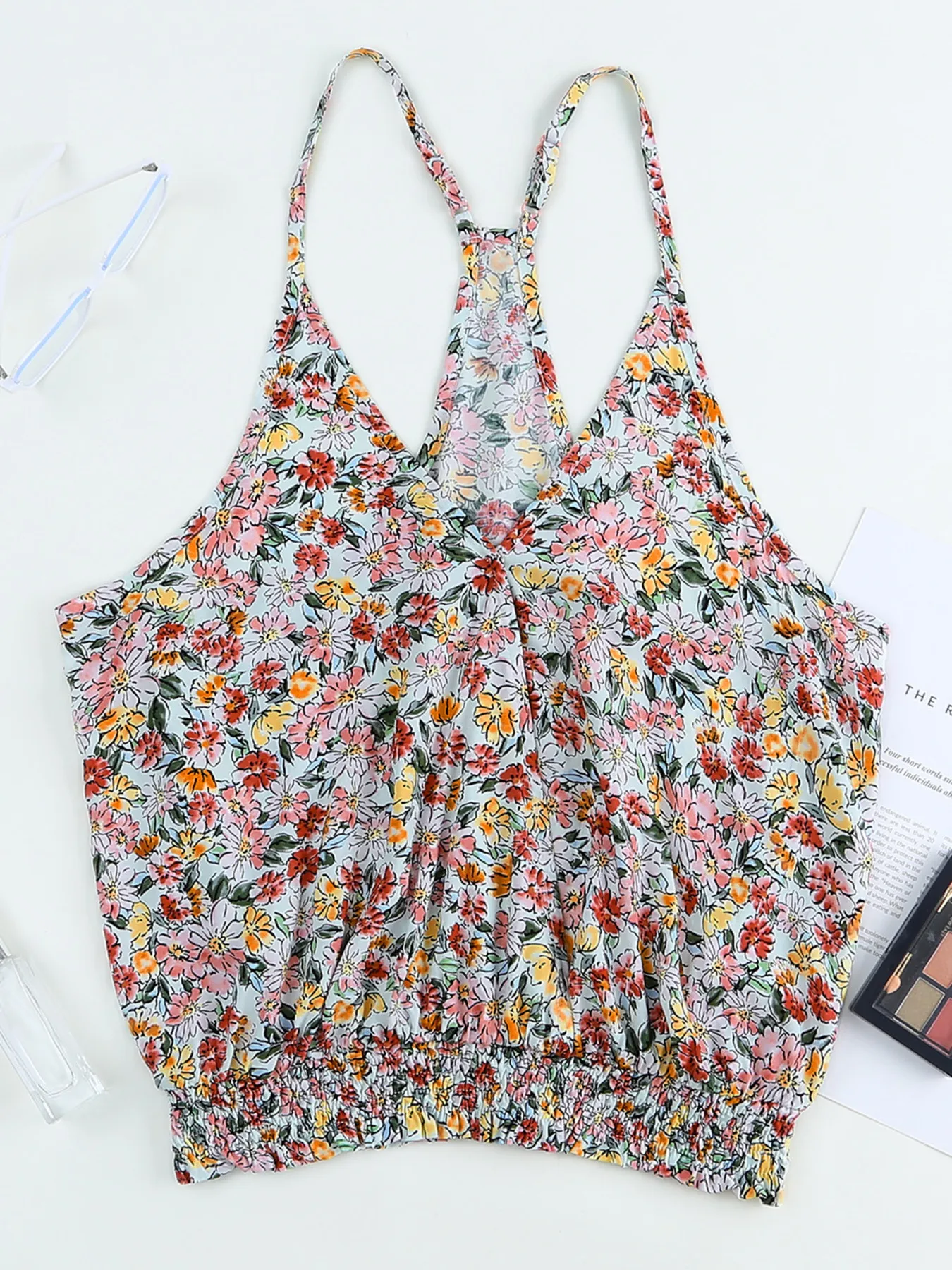 Floral Print Halter Cami - Image 6