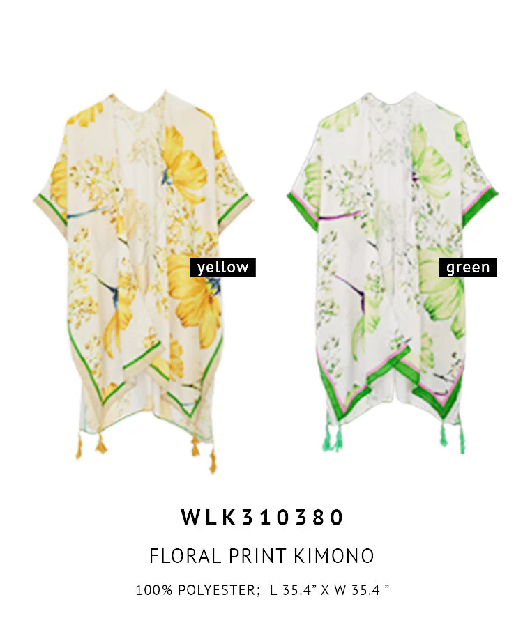 Floral Print Kimono - Image 3