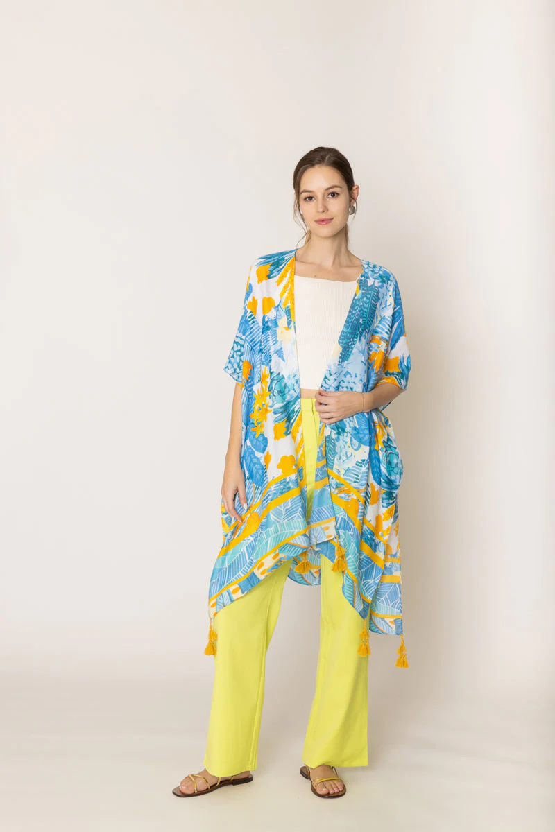 Floral Print Kimono - Image 3