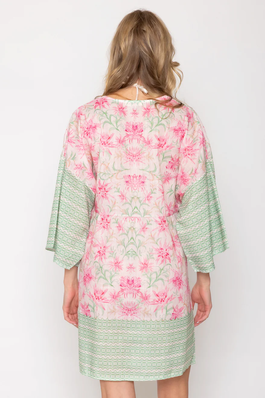 Floral Print Poncho - Image 8