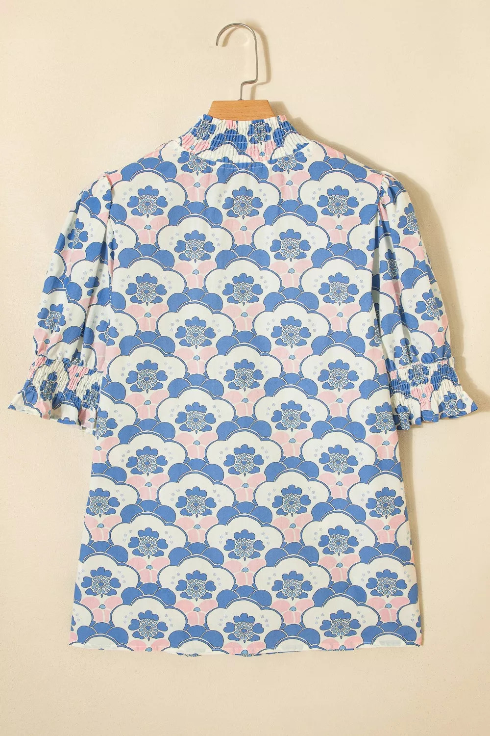 Floral Print Puff Sleeve Blouse - Image 8
