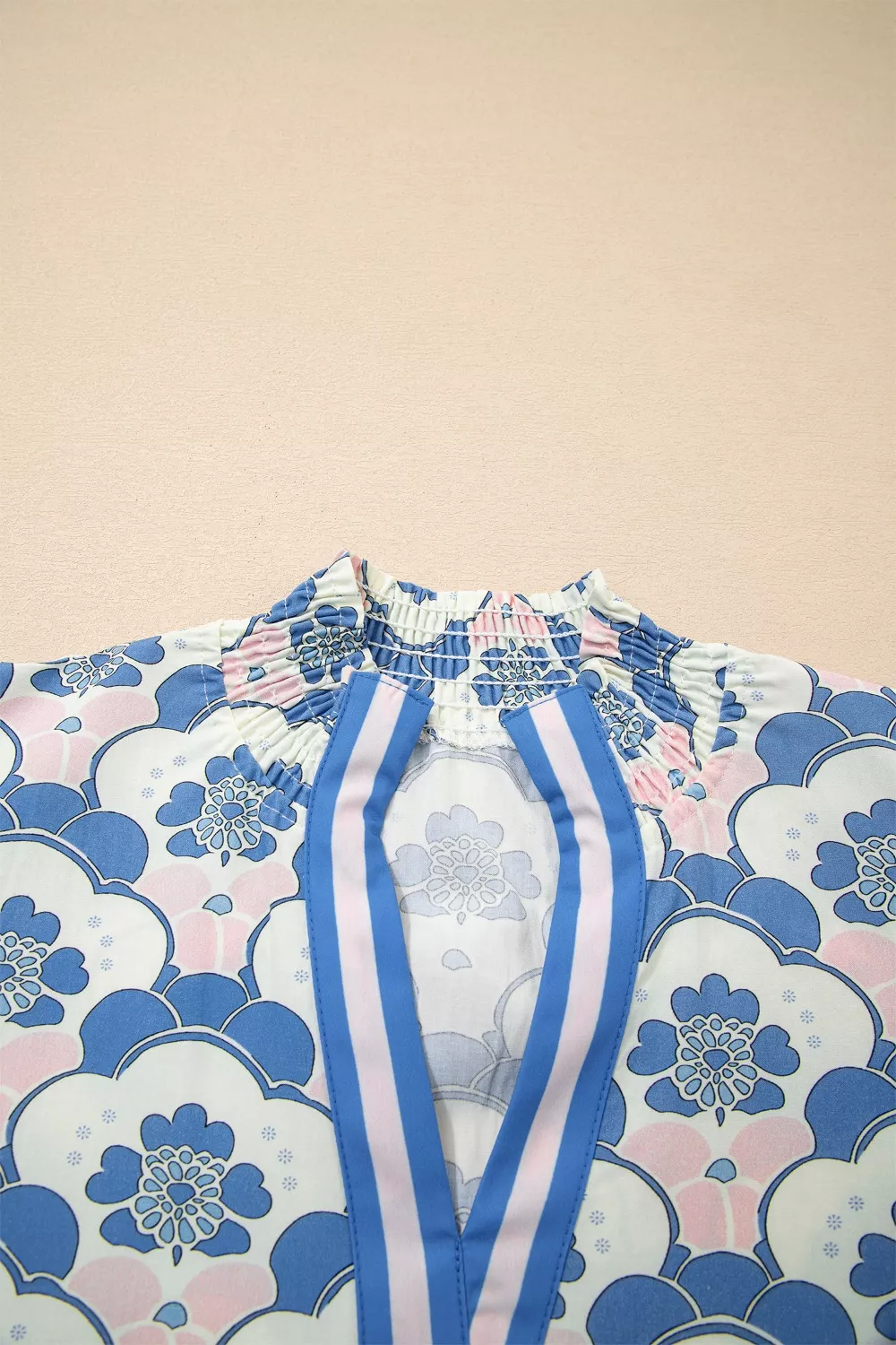 Floral Print Puff Sleeve Blouse - Image 9