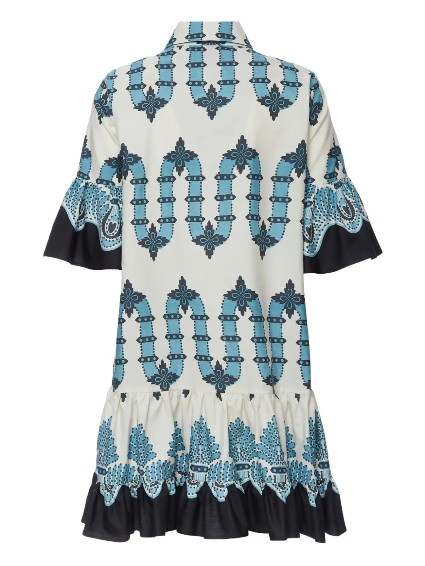Floral Print Ruffle Sleeve Mini Dress - Image 18