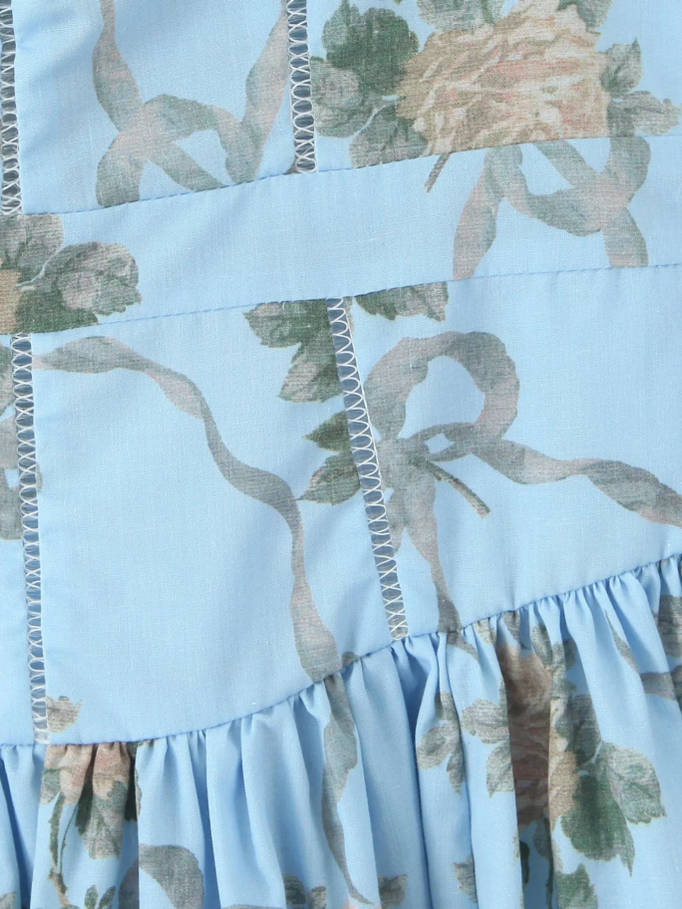 Floral Print Square Neck Cami Maxi Dress - Image 10