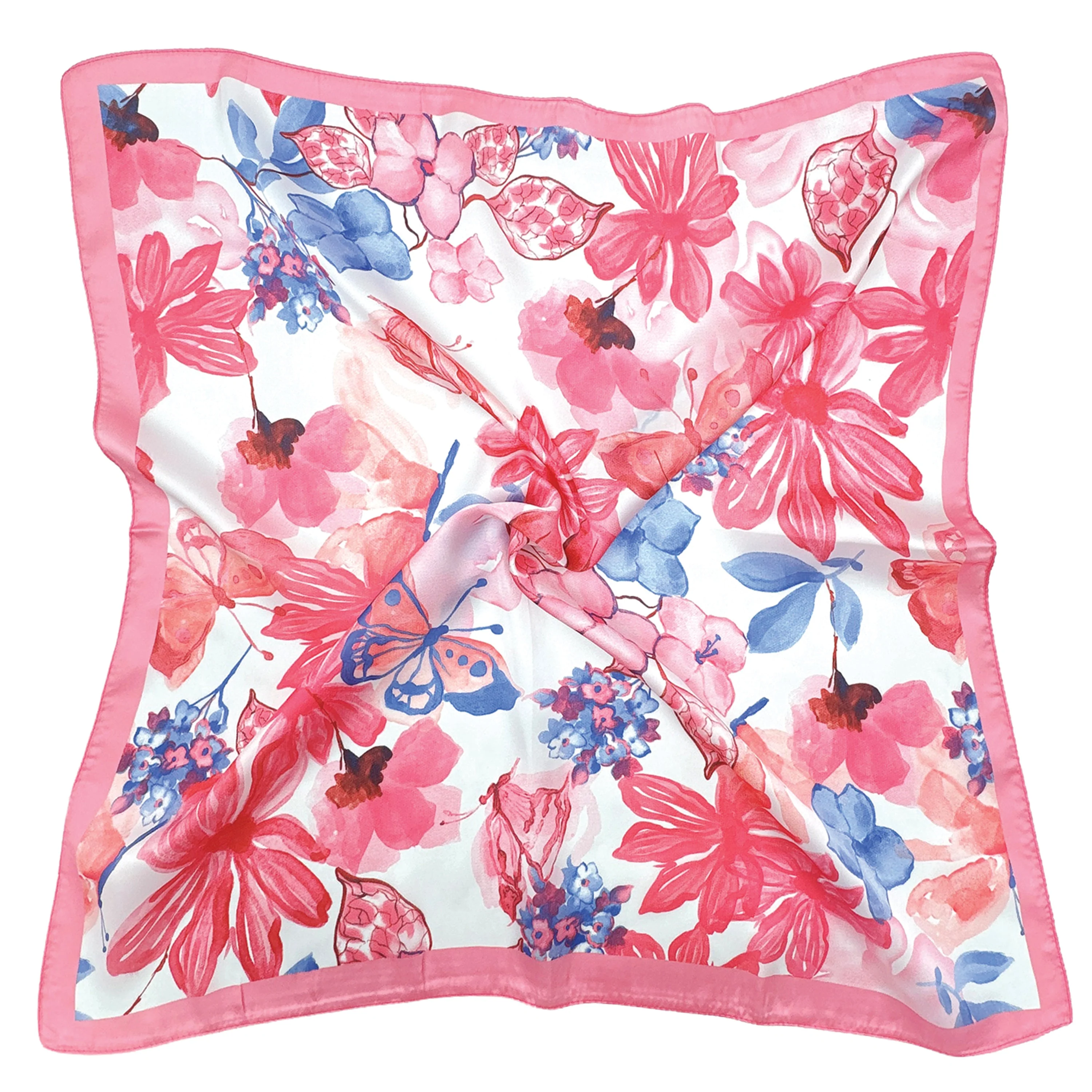 Floral Print Square Scarf - Image 2