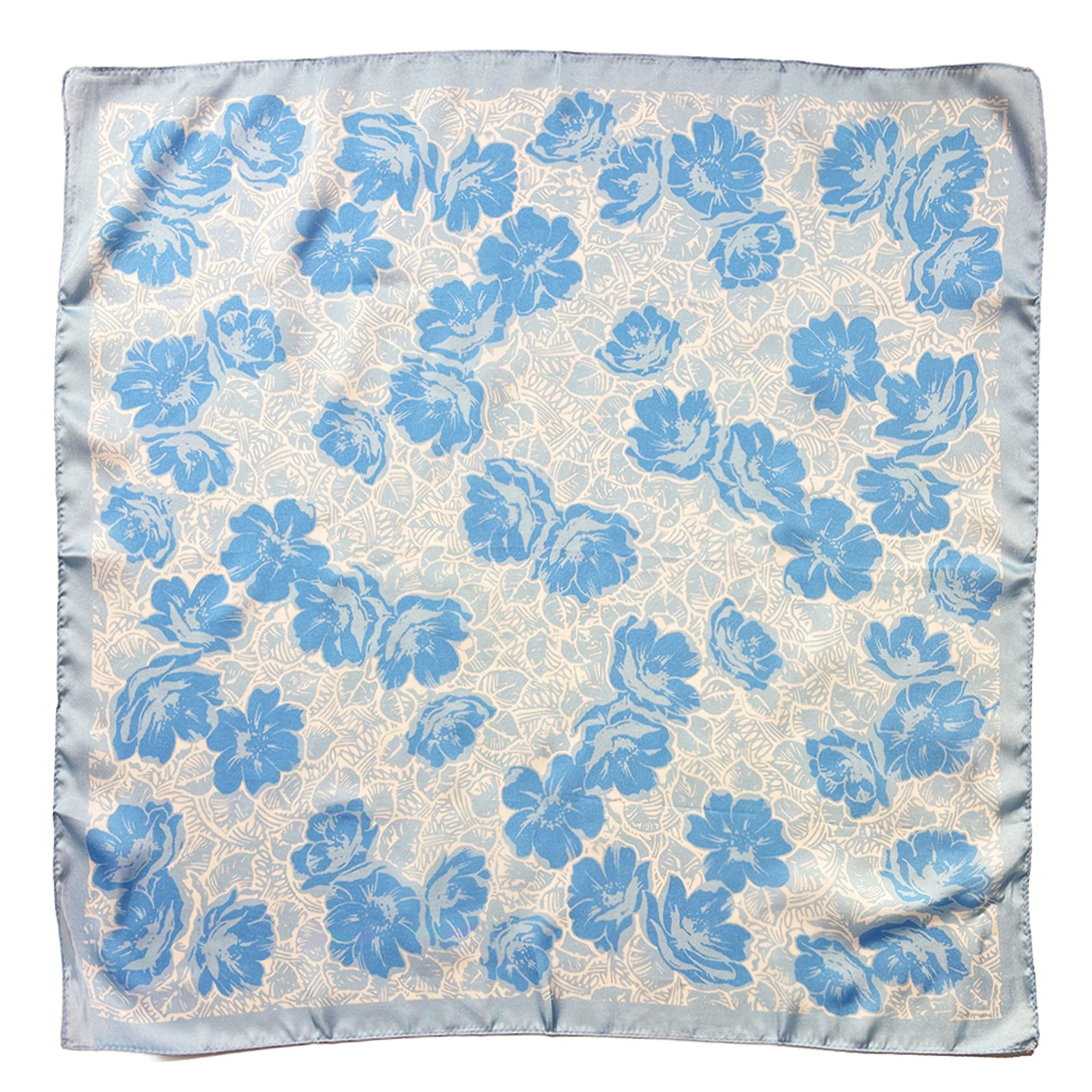 Floral Print Square Scarf - Image 9