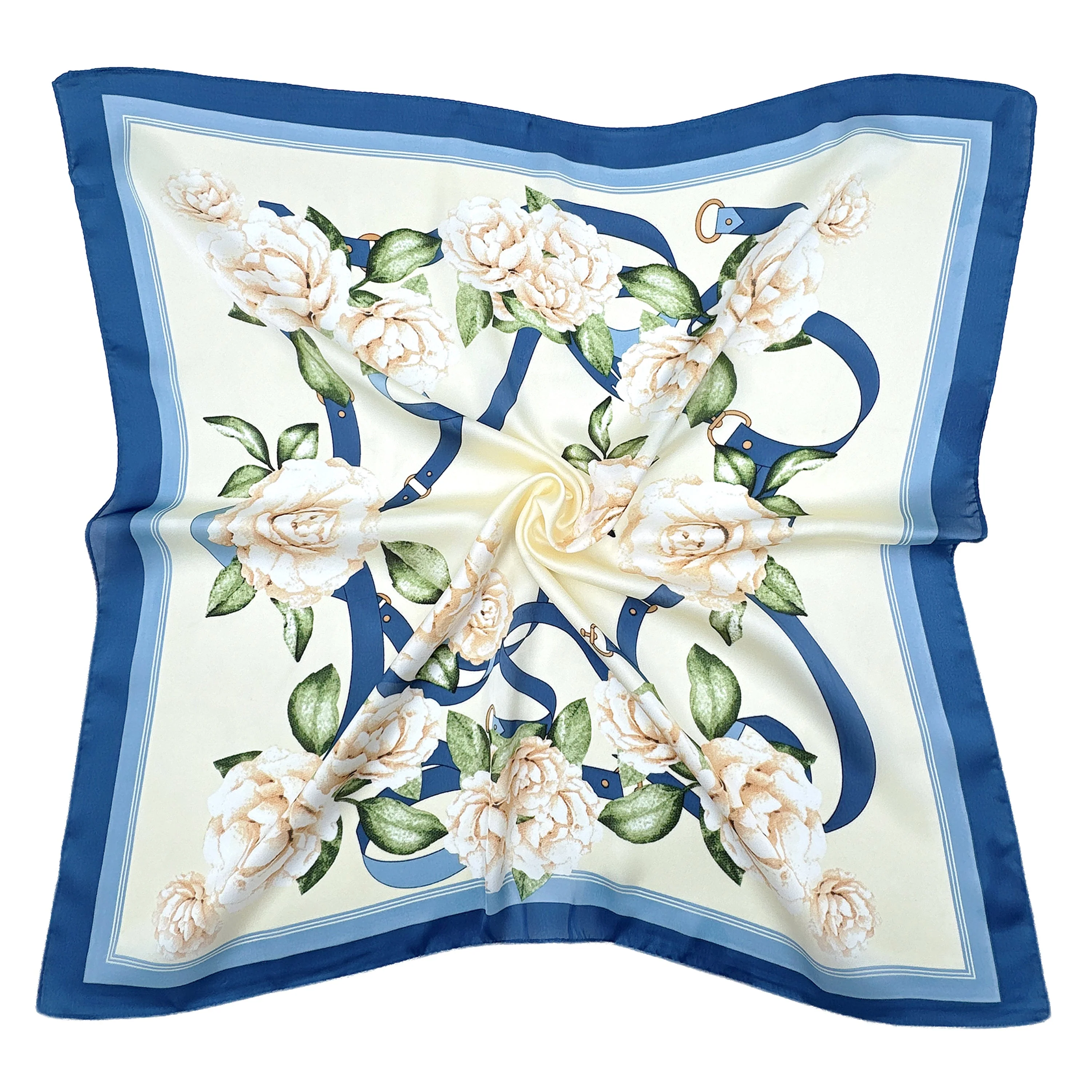 Floral Print Square Scarf - Image 2