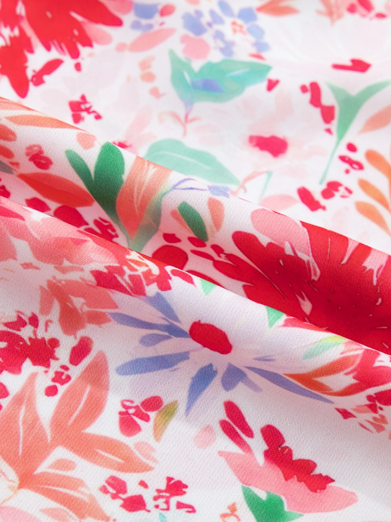 Floral Print Tie-Shoulder Midi Dress - Image 10