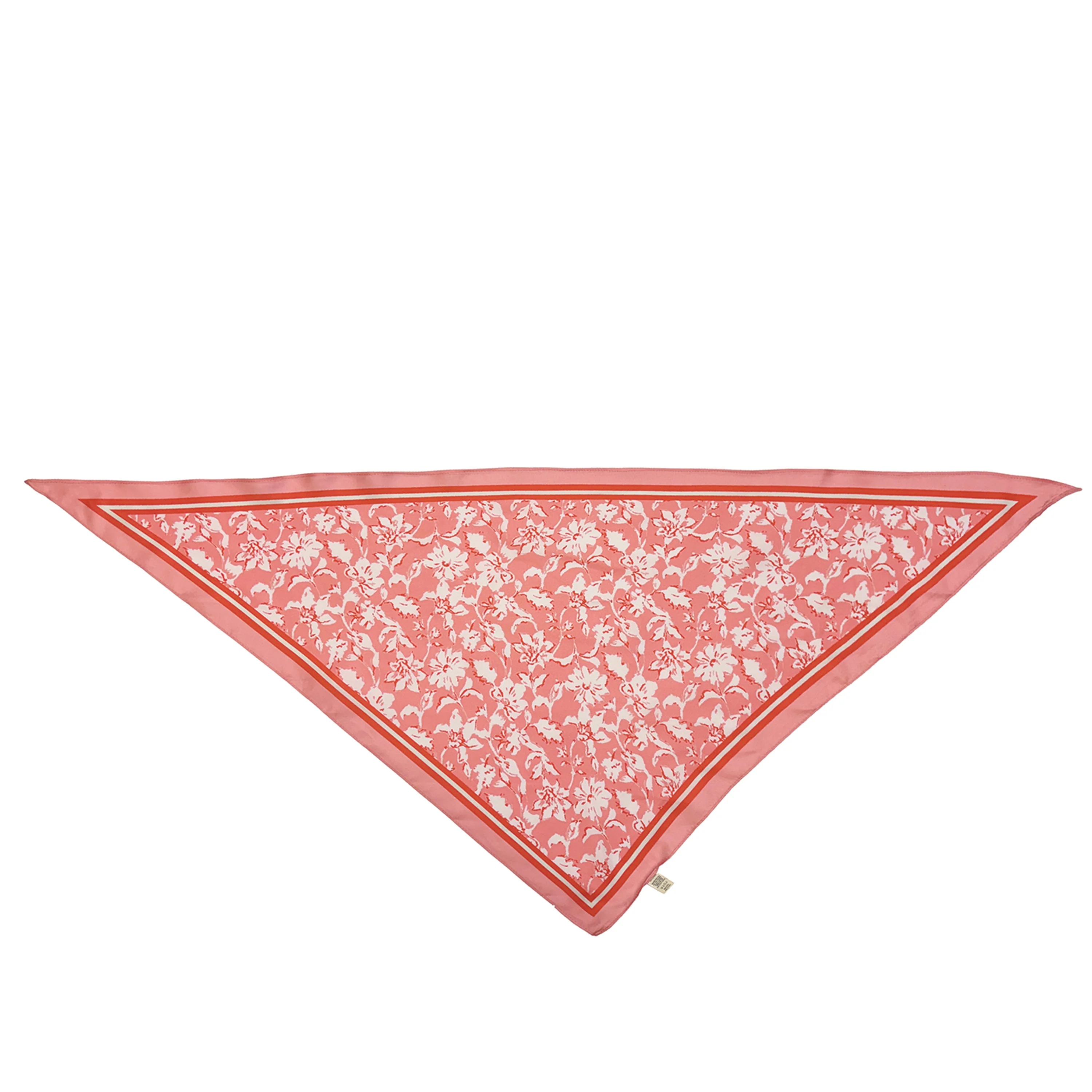 Floral Print Triangle Scarf - Image 4