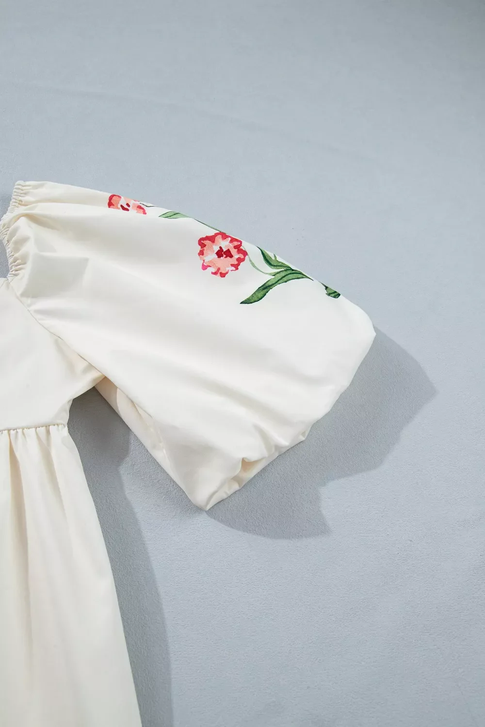 Floral Puff Sleeve Babydoll Dress - Image 7