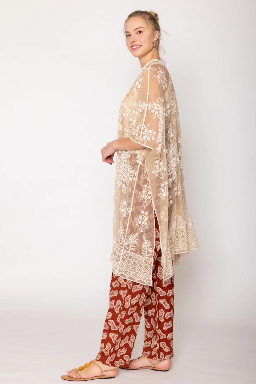Flower Lace Kimono - Image 6