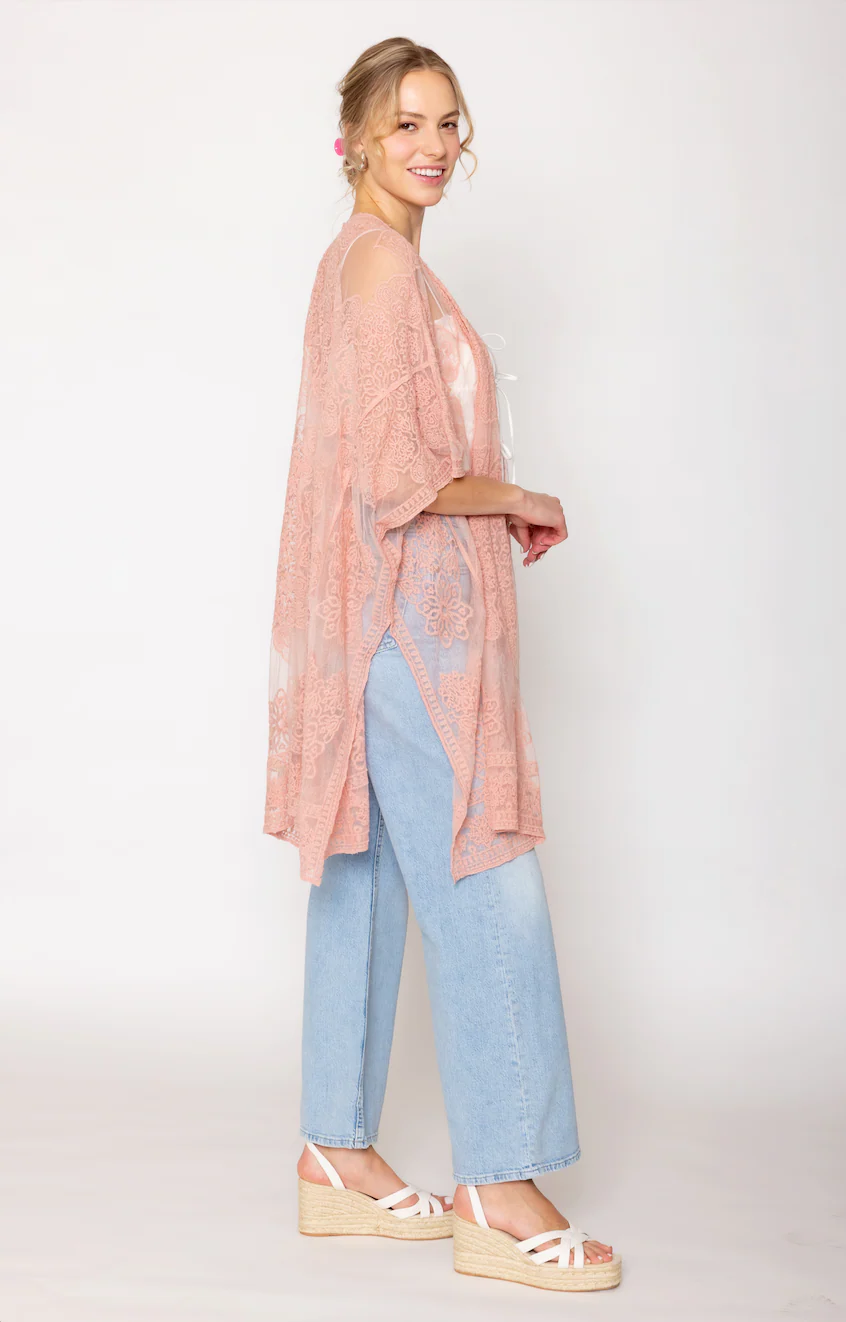 Flower Lace Kimono - Image 15