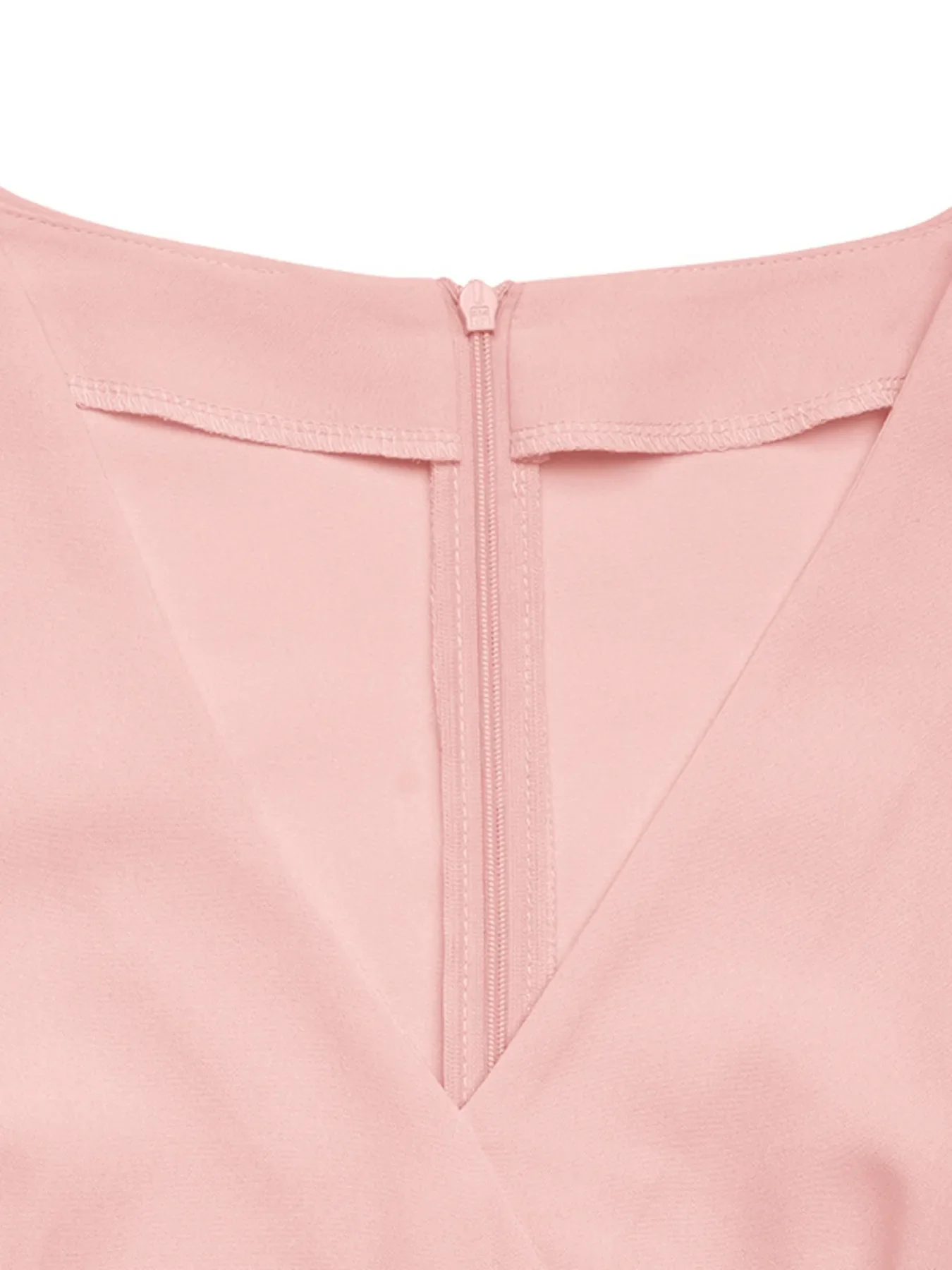Flower Surplice Long Sleeve Blouse - Image 9