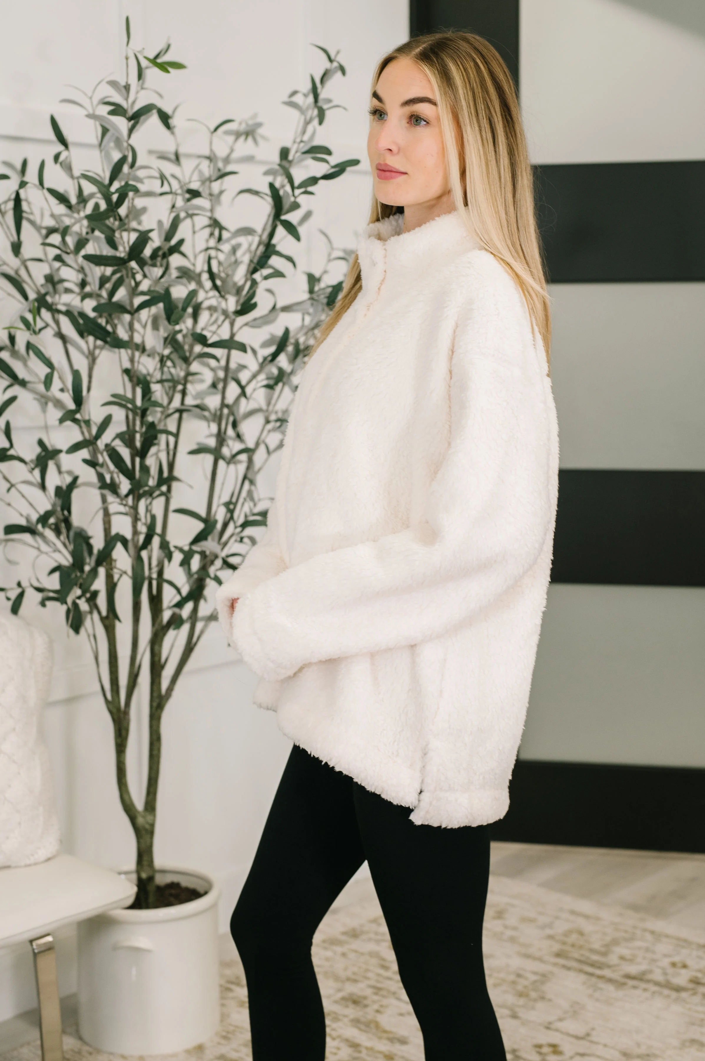 Fluffy Flurry Snap Button Pullover - Image 4