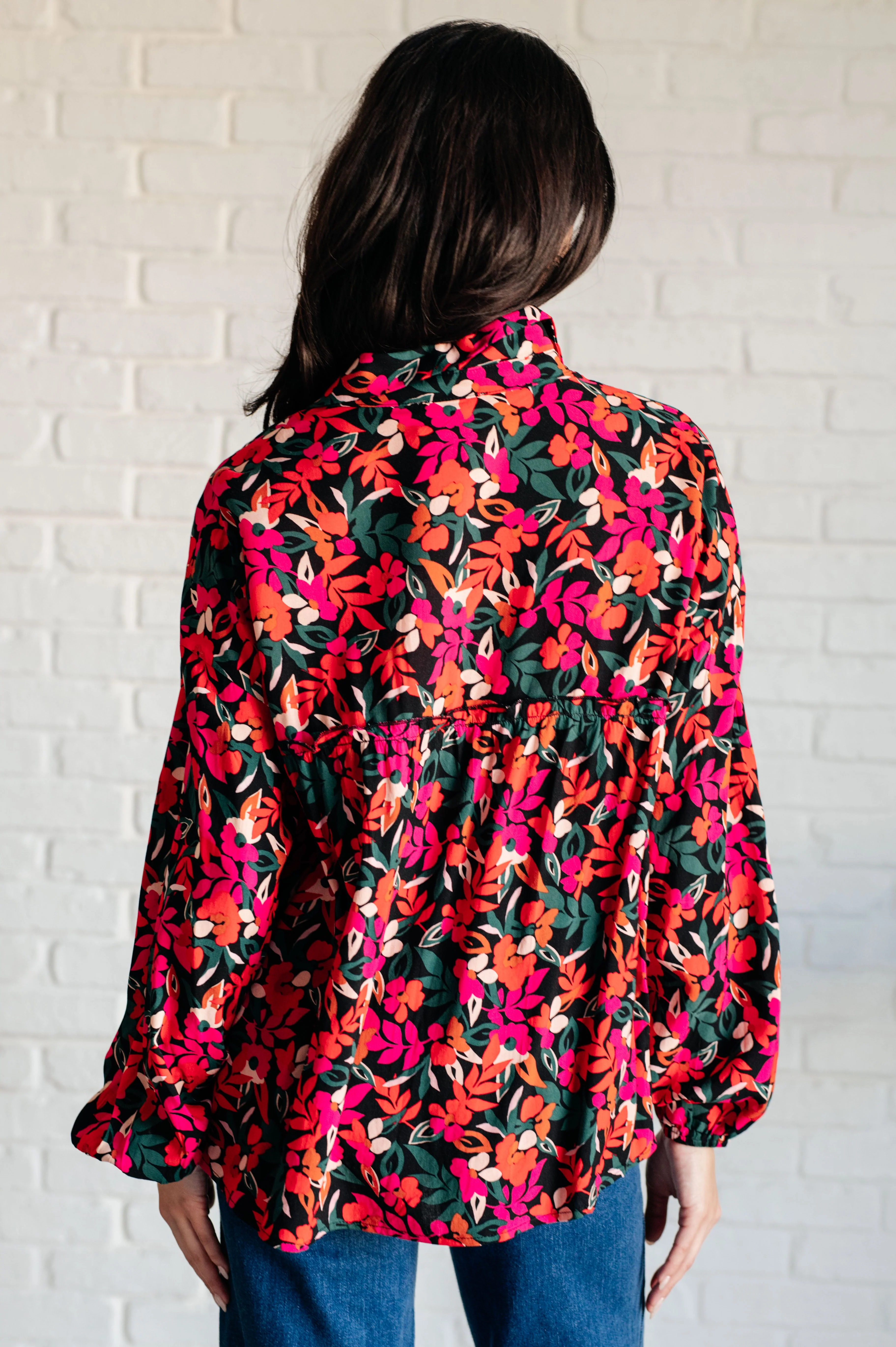 Francophile Ruffle Detail Button Up - Image 5